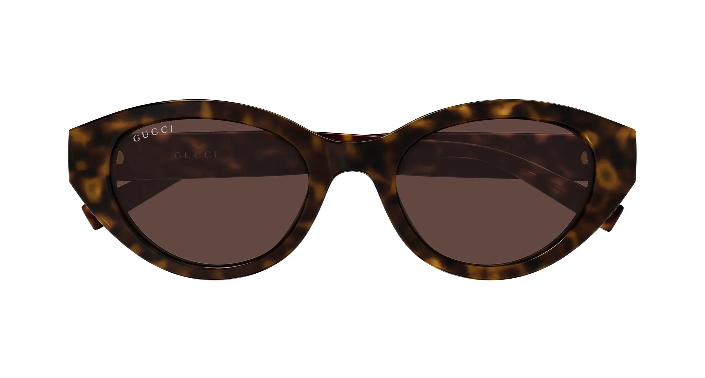 Gucci GG2105SA 002 Occhiali da sole Iniettato Havana Marrone Cat Eye - immagine 2