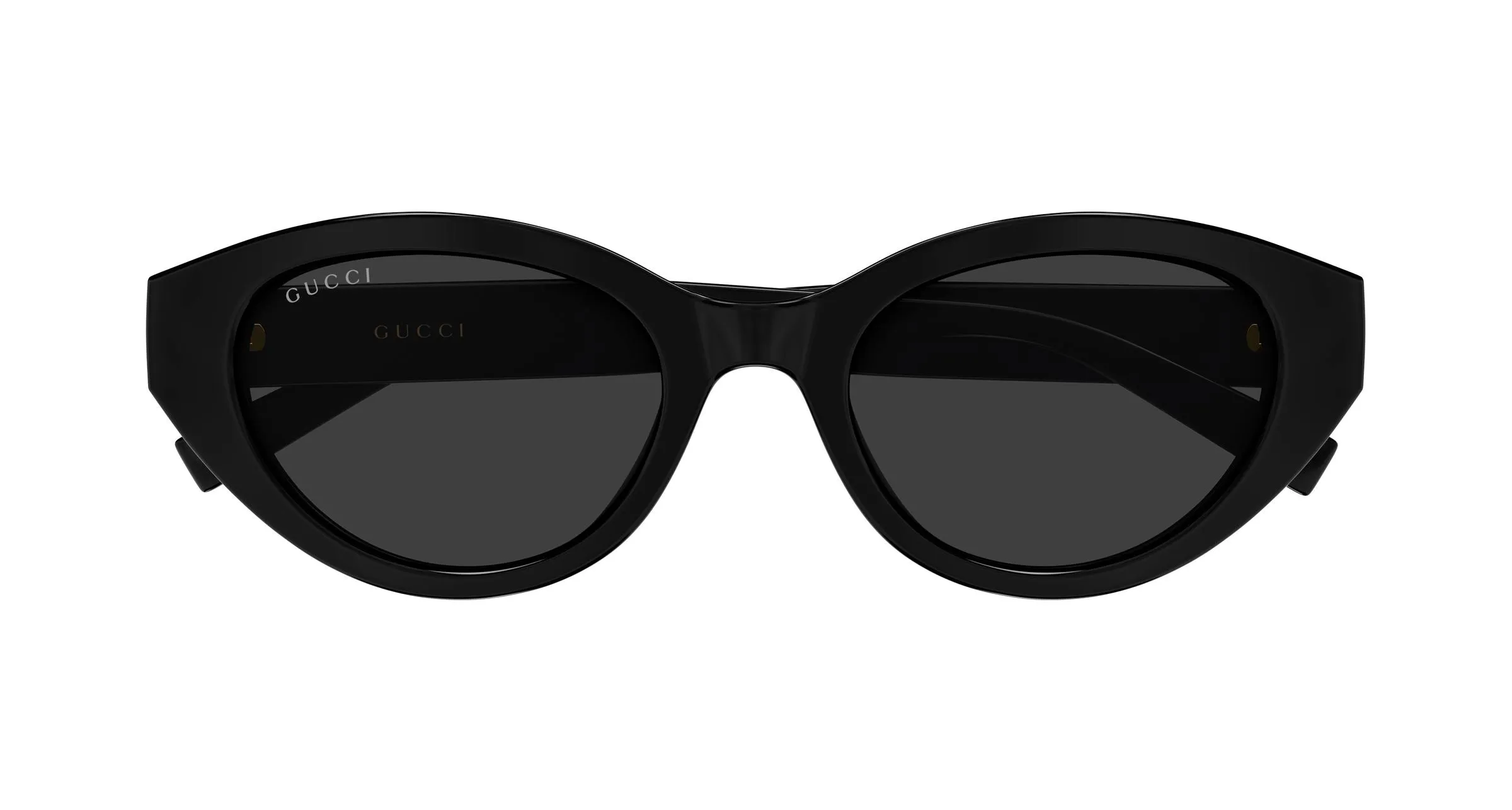 Gucci GG2105SA 001 Occhiali da sole Iniettato Nero Grigio Cat Eye - immagine 2