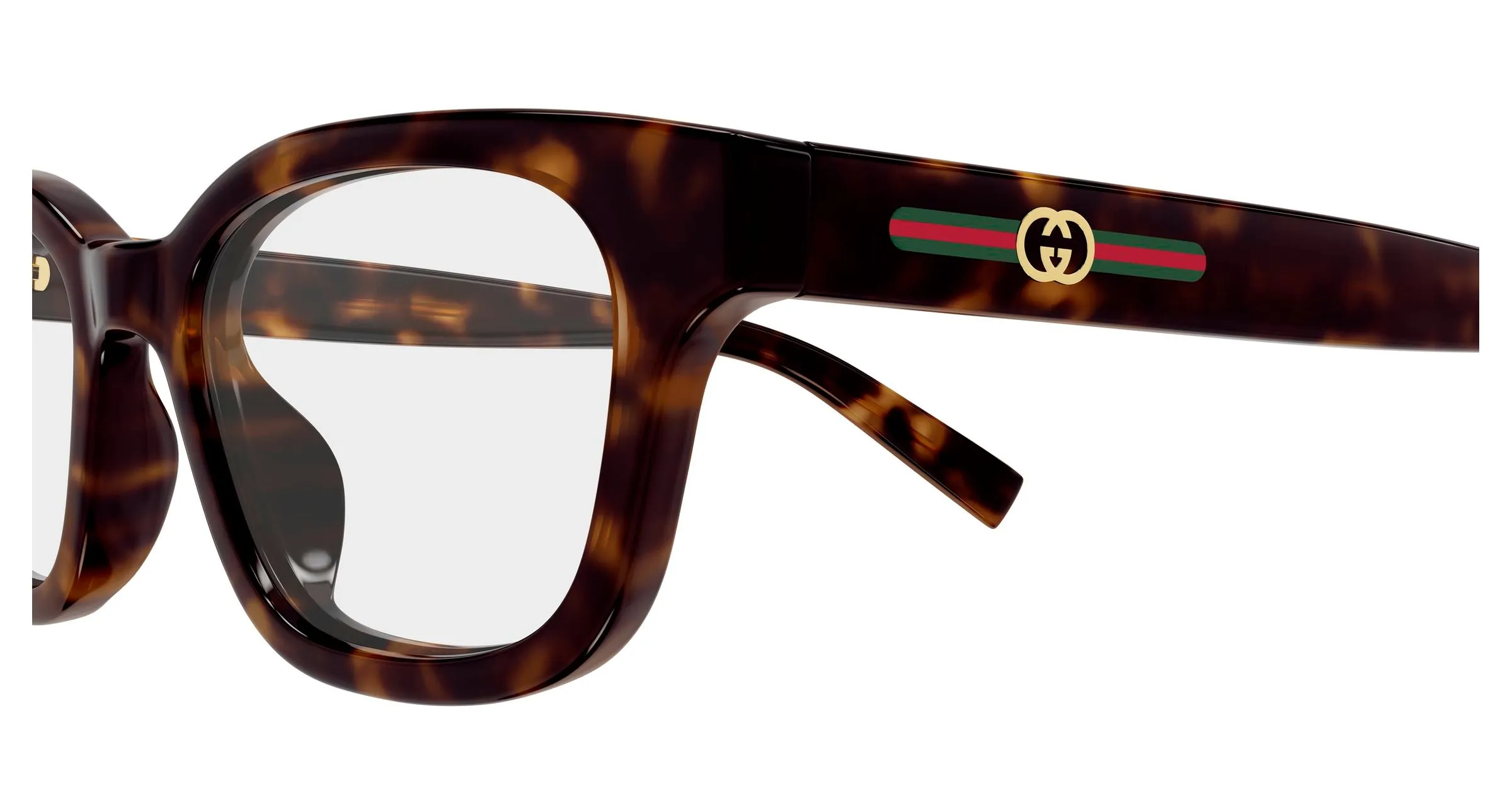 Gucci GG2103OL 002 Montature da vista Iniettato Havana Trasparente Squadrata - immagine 3
