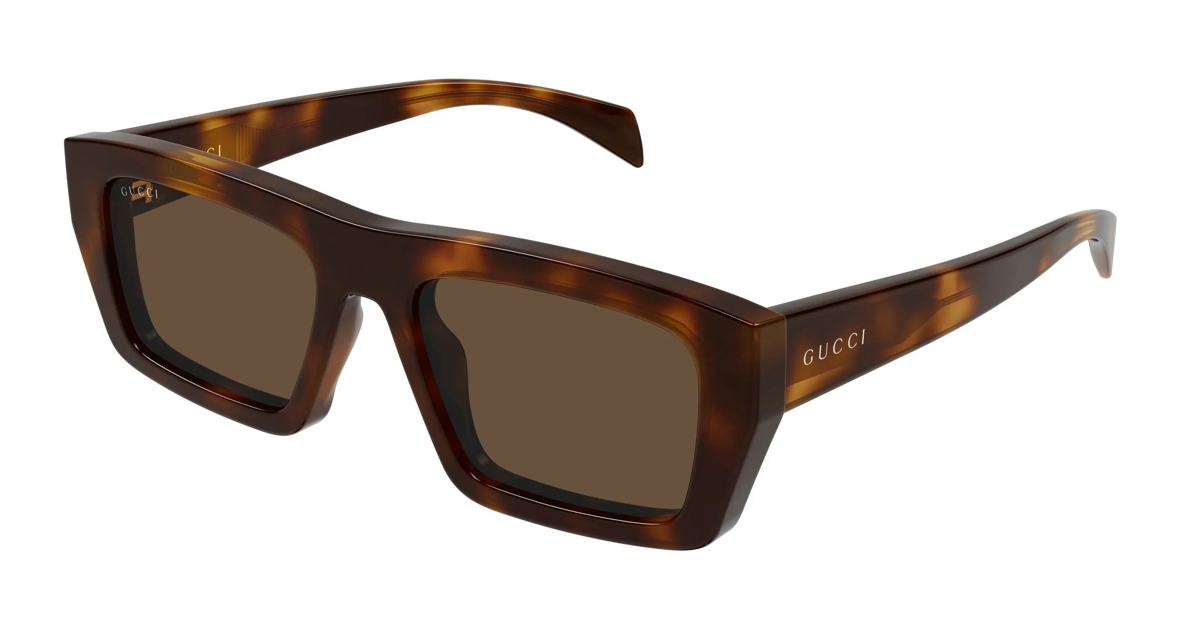 Gucci GG2020S 002 Occhiali da sole Acetato Havana Marrone Squadrata - immagine 1