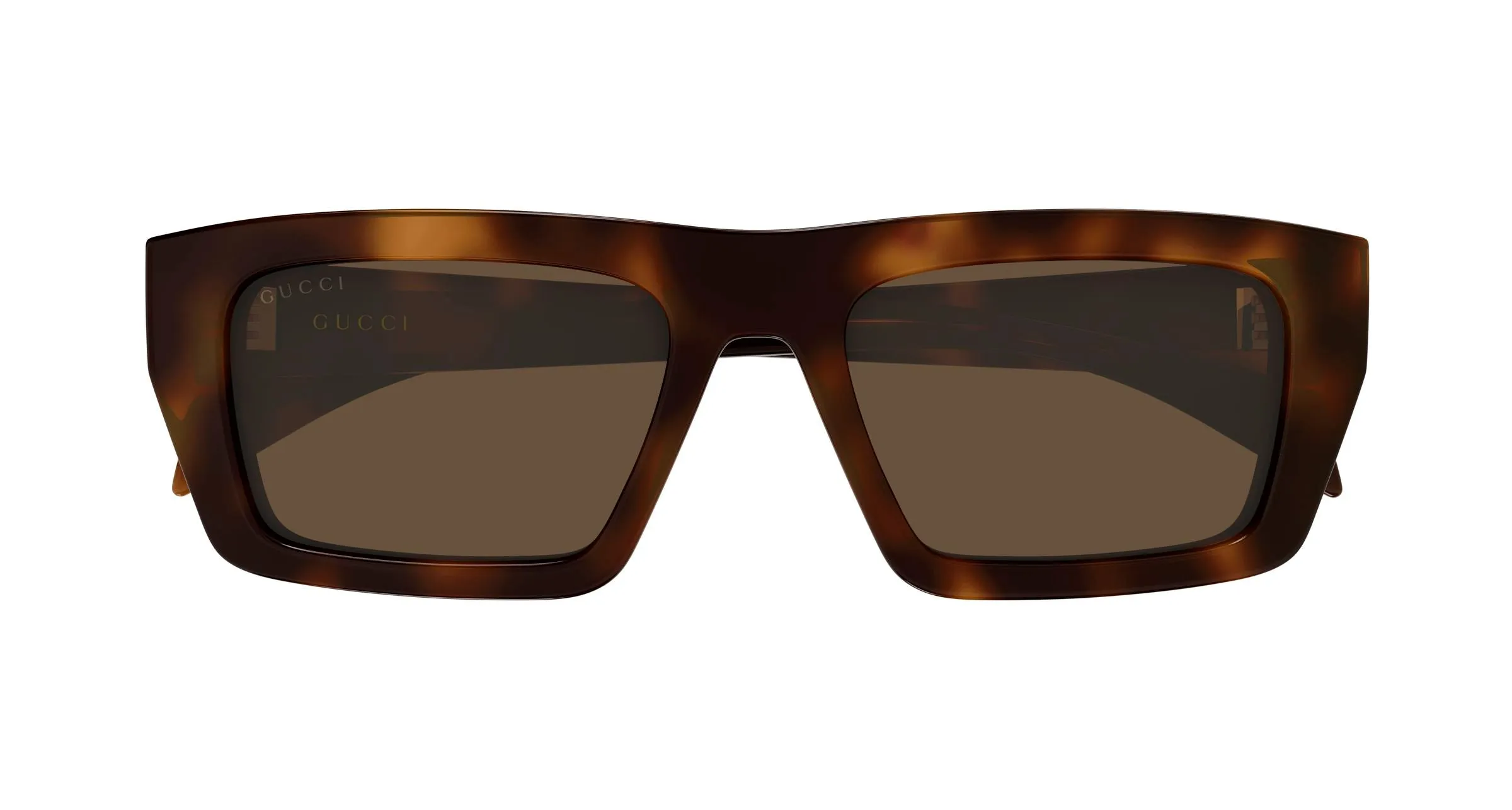 Gucci GG2020S 002 Occhiali da sole Acetato Havana Marrone Squadrata - immagine 2