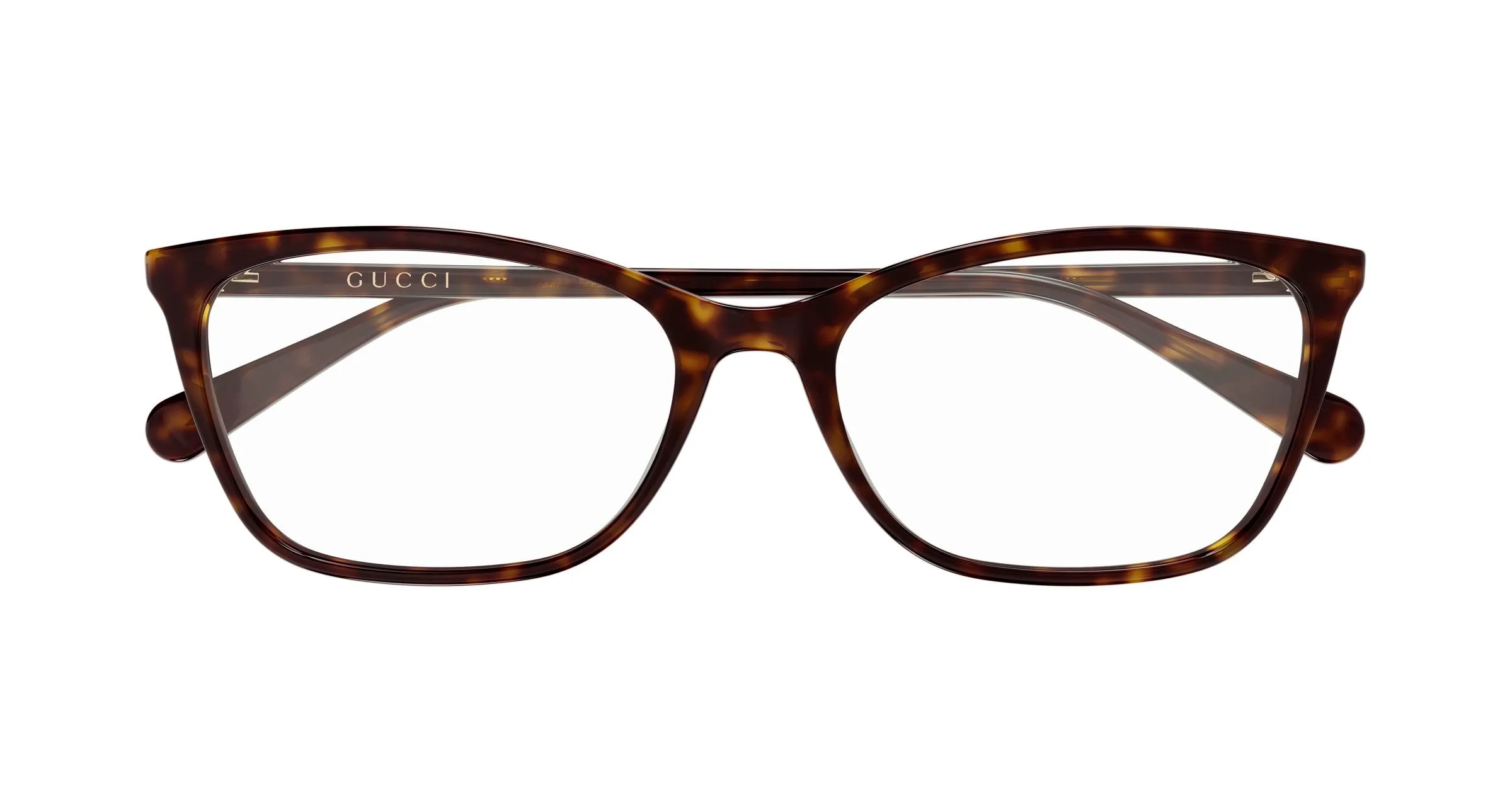Gucci GG1930O 008 Montature da vista Acetato Havana Trasparente Squadrata - immagine 2