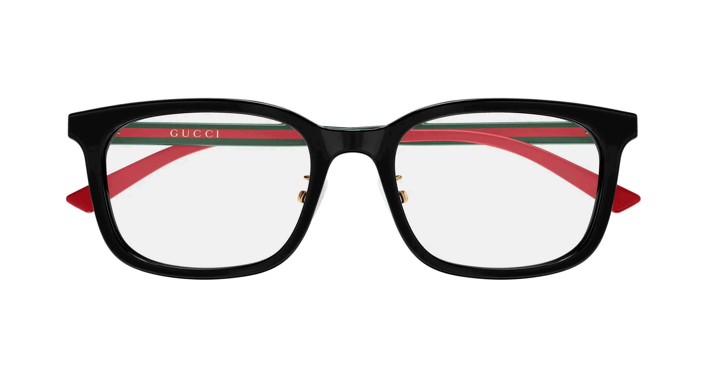 Gucci GG1873OK 007 Montature da vista Acetato Nero Trasparente Squadrata - immagine 2