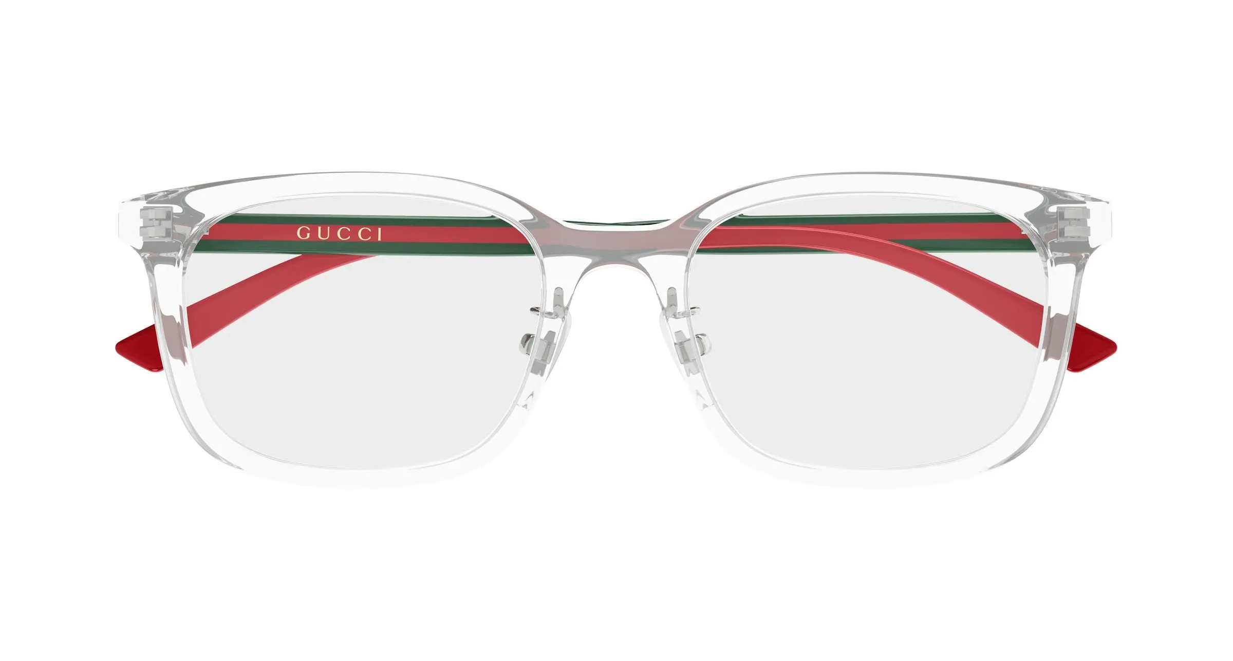 Gucci GG1873OK 006 Montature da vista Acetato Cristallo Trasparente Squadrata - immagine 2