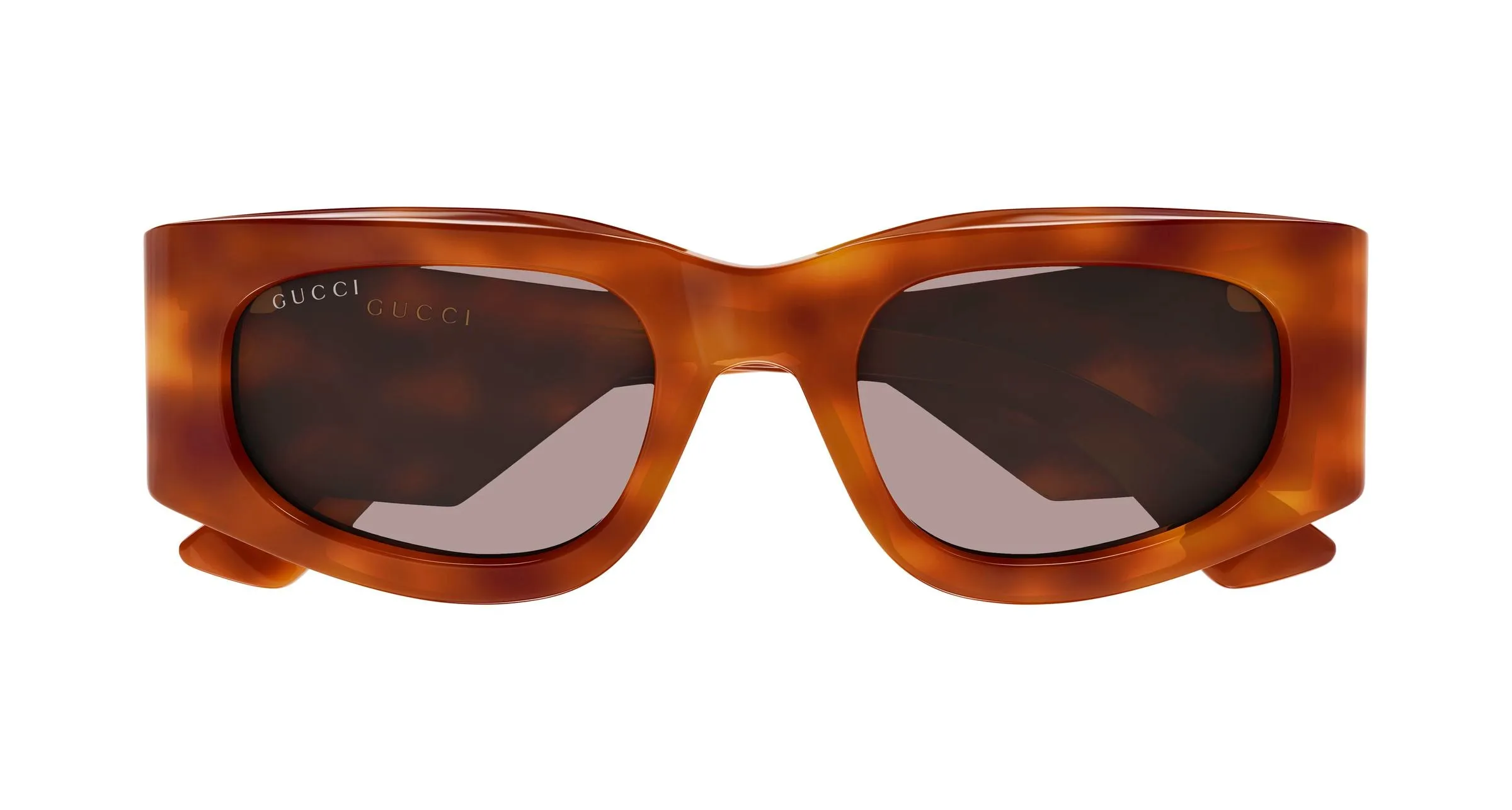 Gucci GG1664S 006 Occhiali da sole Acetato Havana Marrone Squadrata - immagine 2
