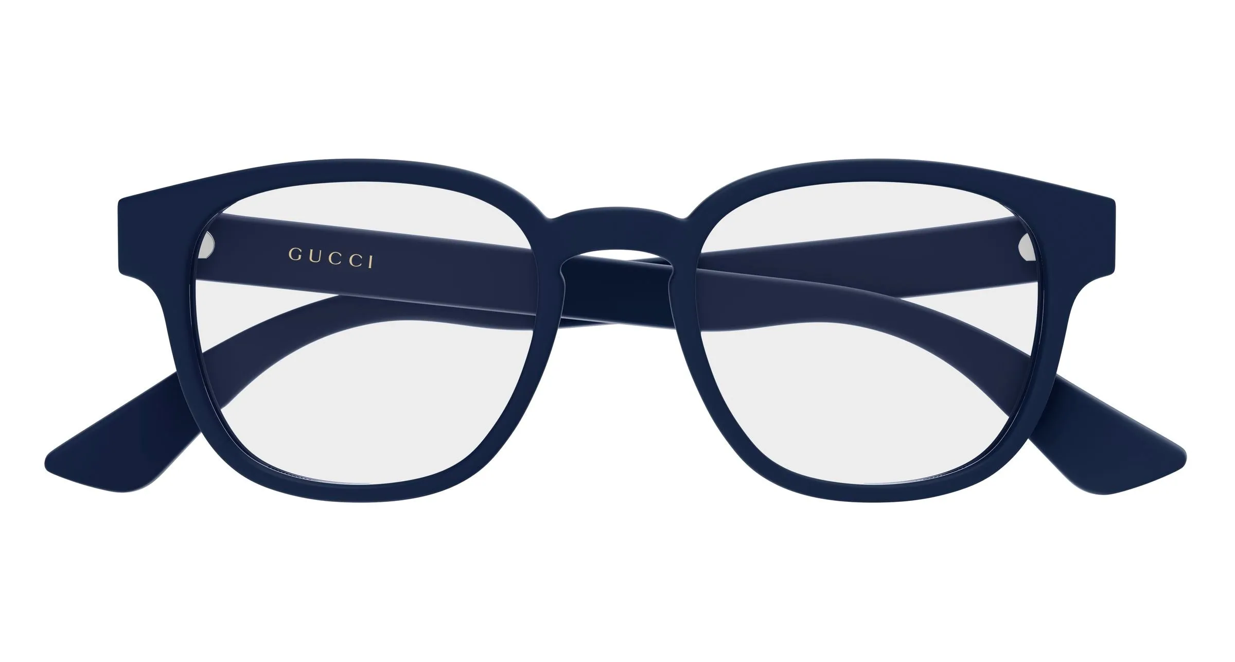 Gucci GG1343O 009 Montature da vista Iniettato Blu Trasparente Rotonda - immagine 2