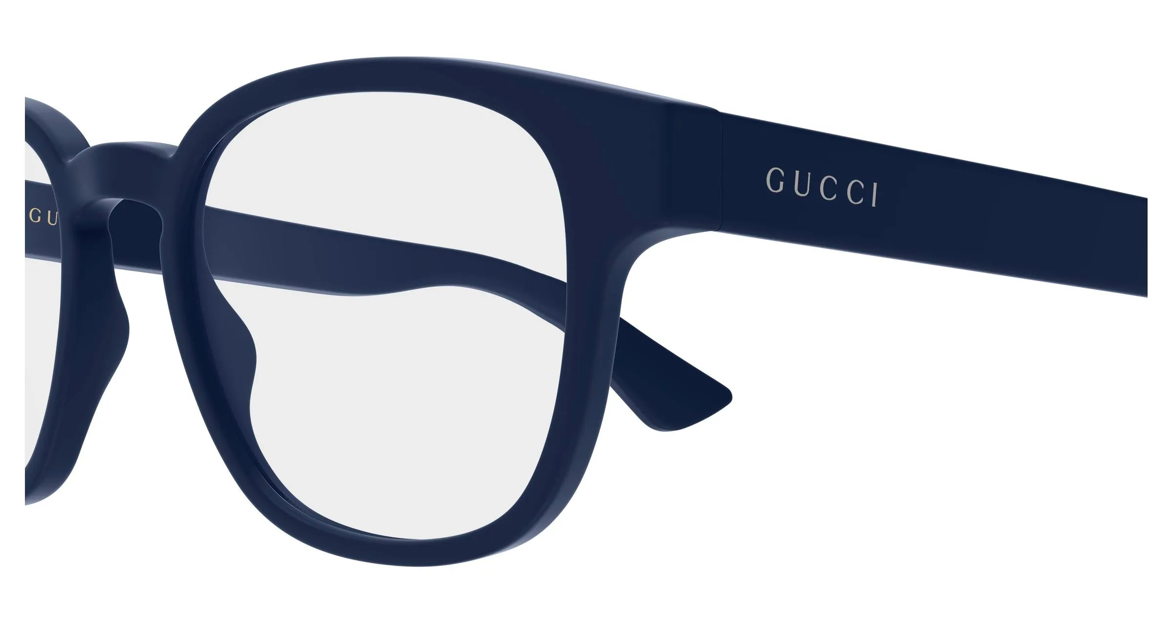 Gucci GG1343O 009 Montature da vista Iniettato Blu Trasparente Rotonda - immagine 3