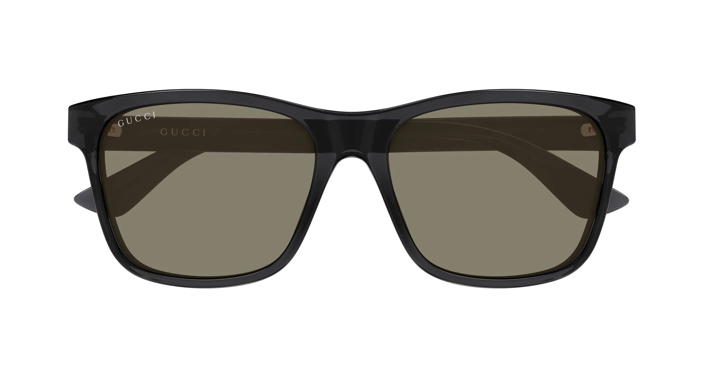 Gucci GG0746S 006 Occhiali da sole Iniettato Grigio Grigio Squadrata - immagine 2