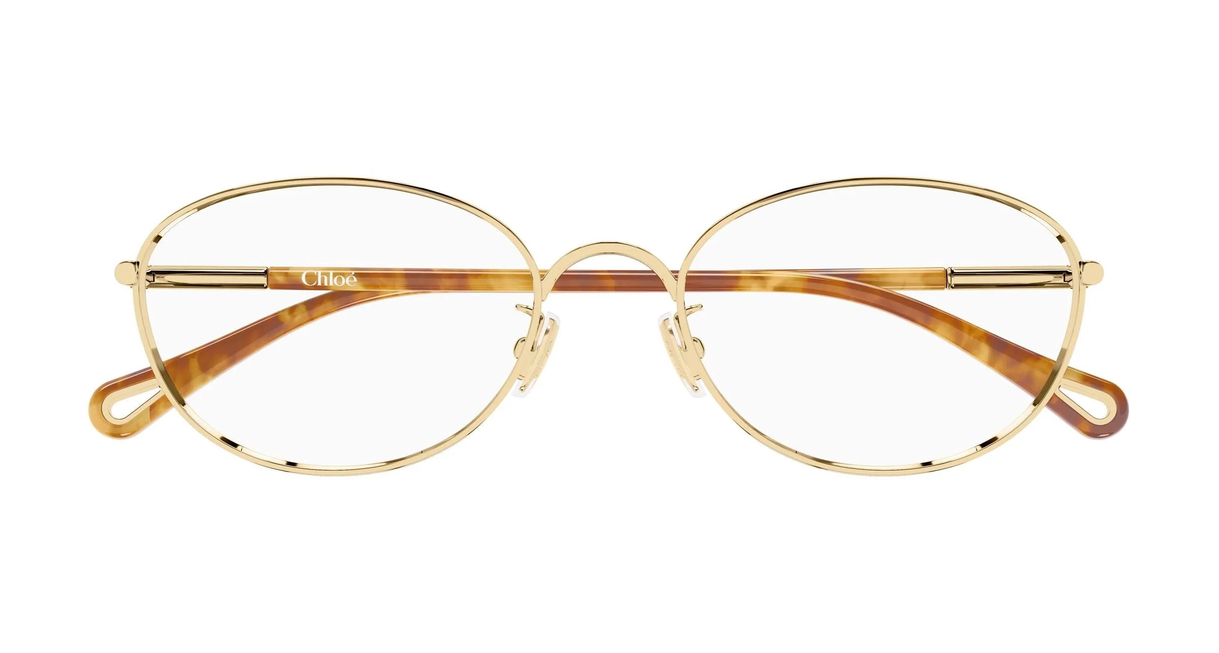 Chloé CH0402OA 002 Montature da vista Metallo Oro Trasparente Rotonda - immagine 2