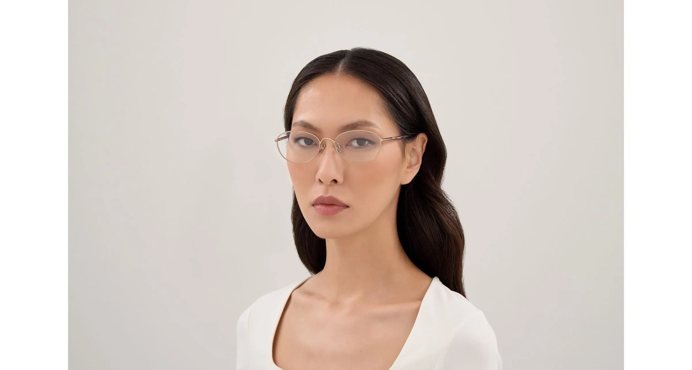 Chloé CH0402OA 001 Montature da vista Metallo Oro Trasparente Rotonda - immagine 4