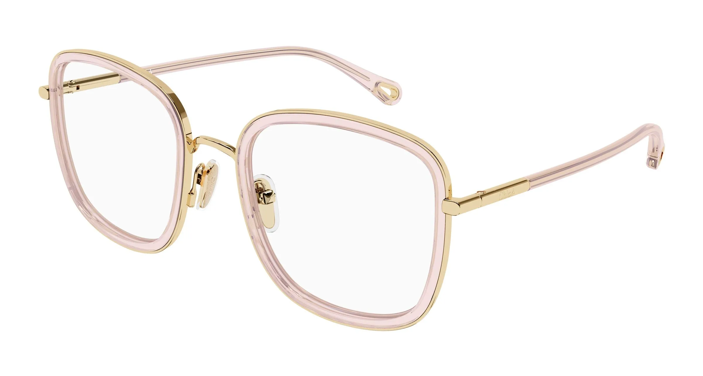 Chloé CH0373O 005 Montature da vista Metallo Oro Trasparente Farfalla - immagine 1