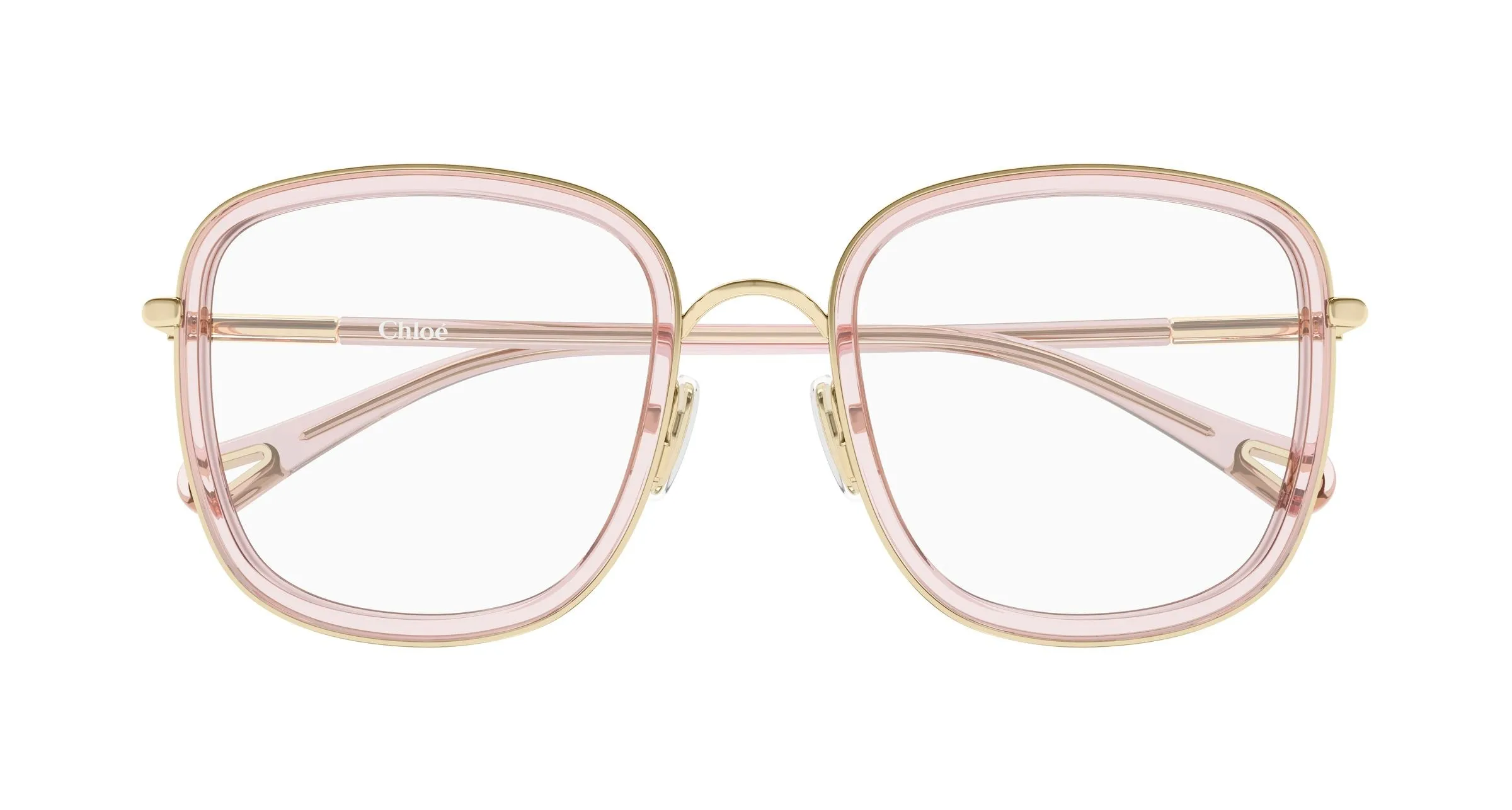 Chloé CH0373O 005 Montature da vista Metallo Oro Trasparente Farfalla - immagine 2