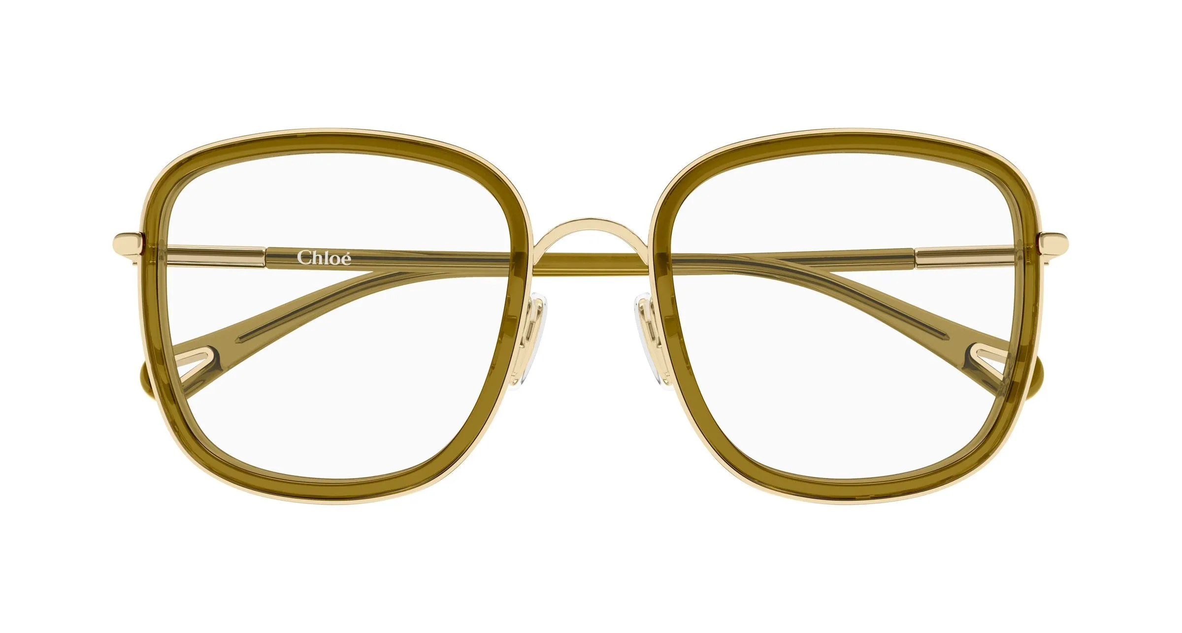 Chloé CH0373O 004 Montature da vista Metallo Oro Trasparente Farfalla - immagine 2