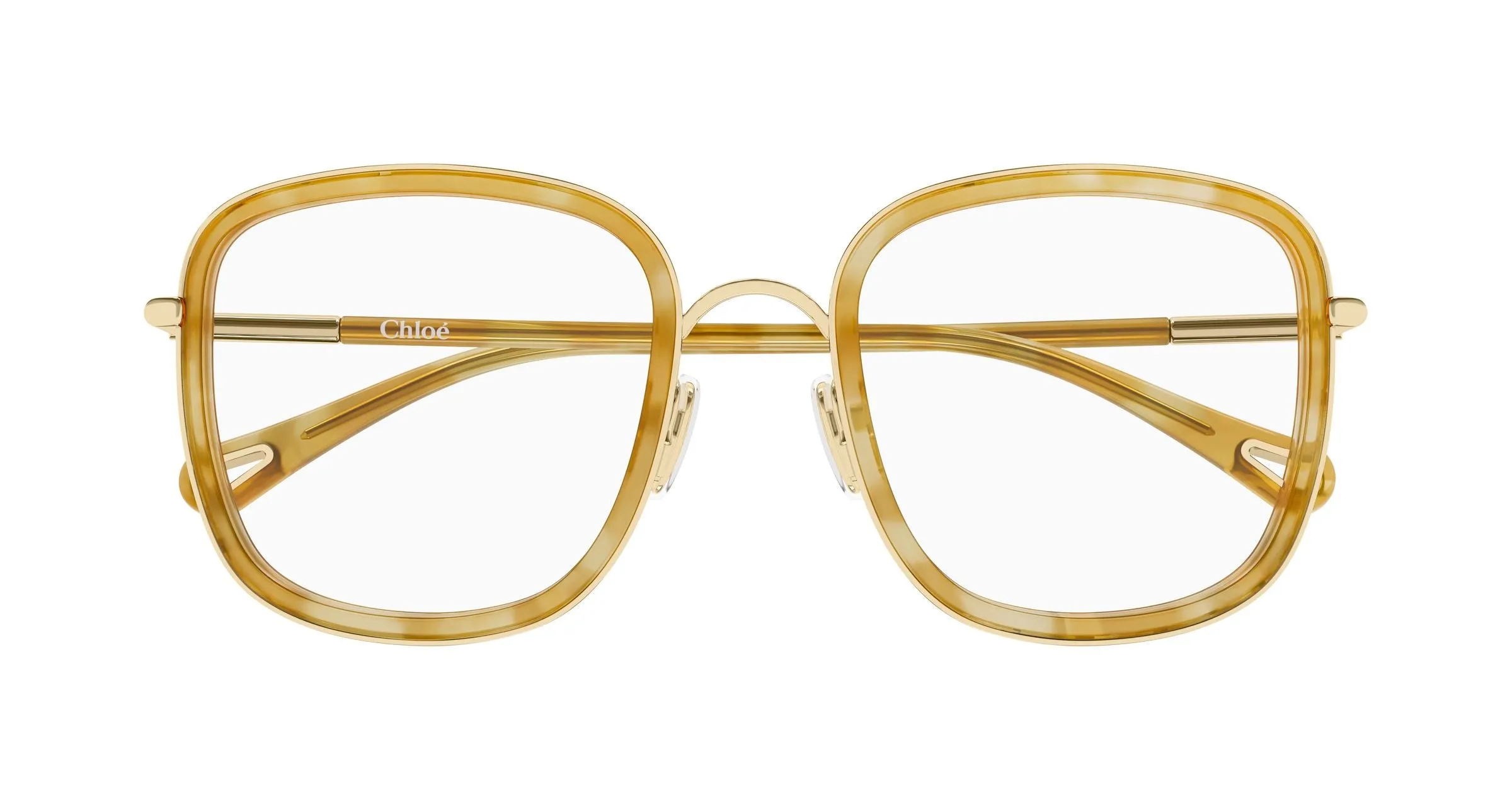 Chloé CH0373O 003 Montature da vista Metallo Oro Trasparente Farfalla - immagine 2