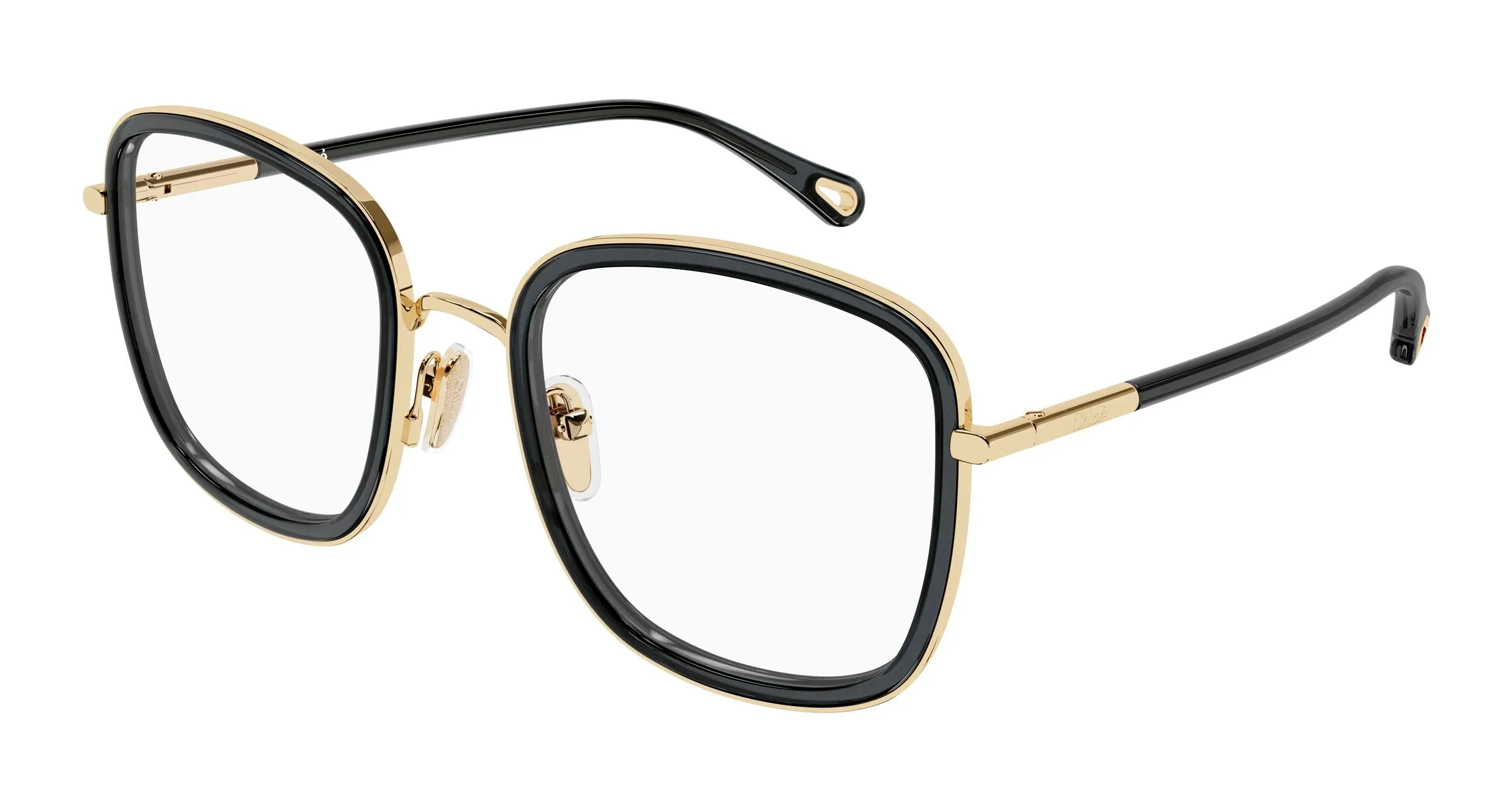 Chloé CH0373O 001 Montature da vista Metallo Oro Trasparente Farfalla - immagine 1