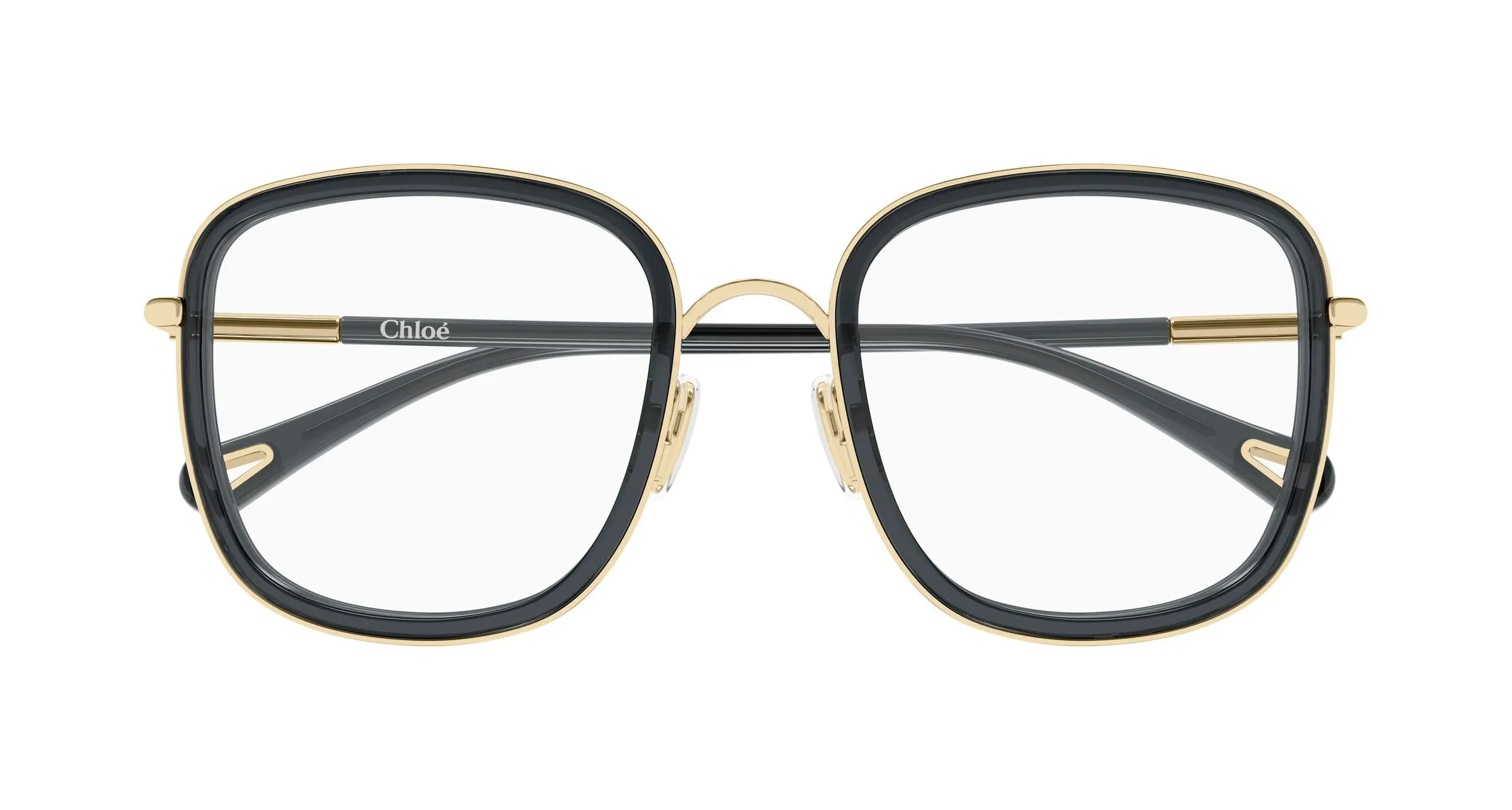 Chloé CH0373O 001 Montature da vista Metallo Oro Trasparente Farfalla - immagine 2