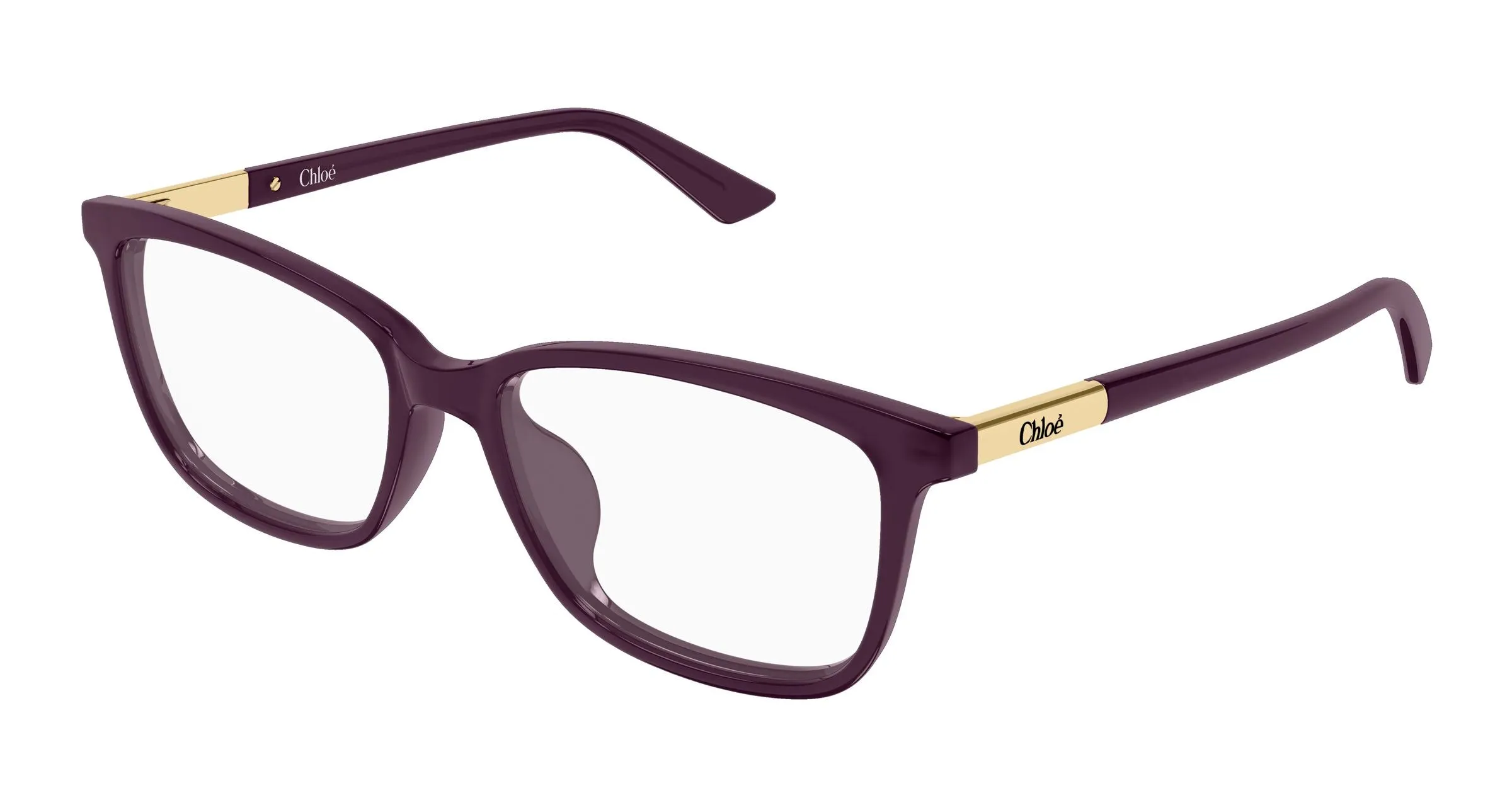 Chloé CH0371OA 004 Montature da vista Acetato Viola Trasparente Farfalla - immagine 1