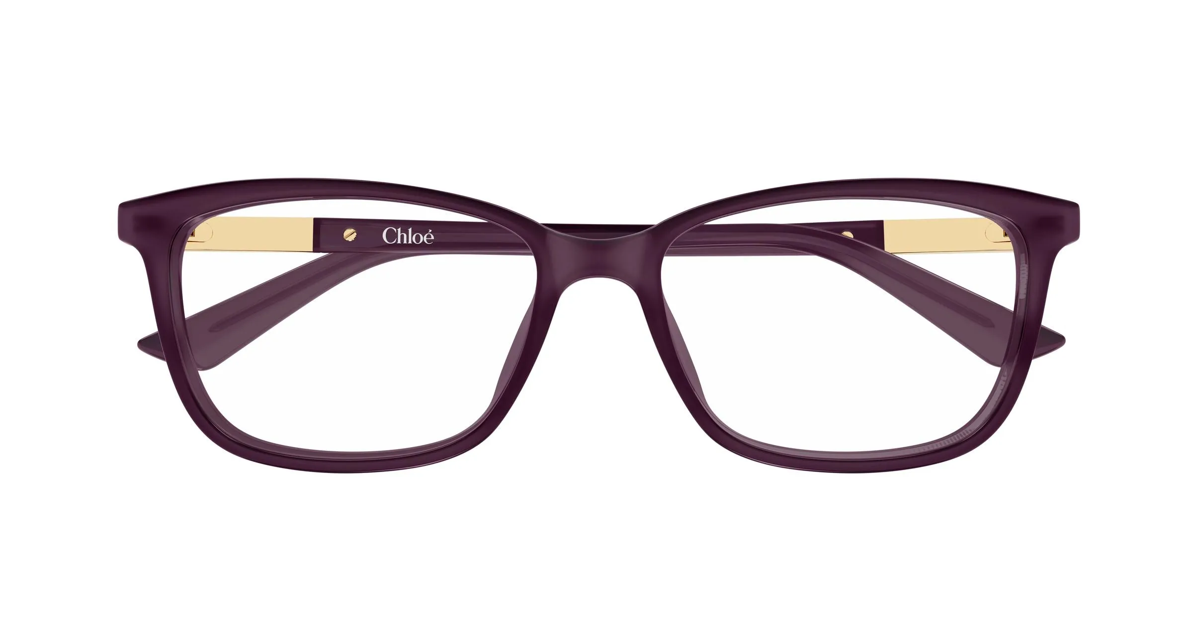 Chloé CH0371OA 004 Montature da vista Acetato Viola Trasparente Farfalla - immagine 2