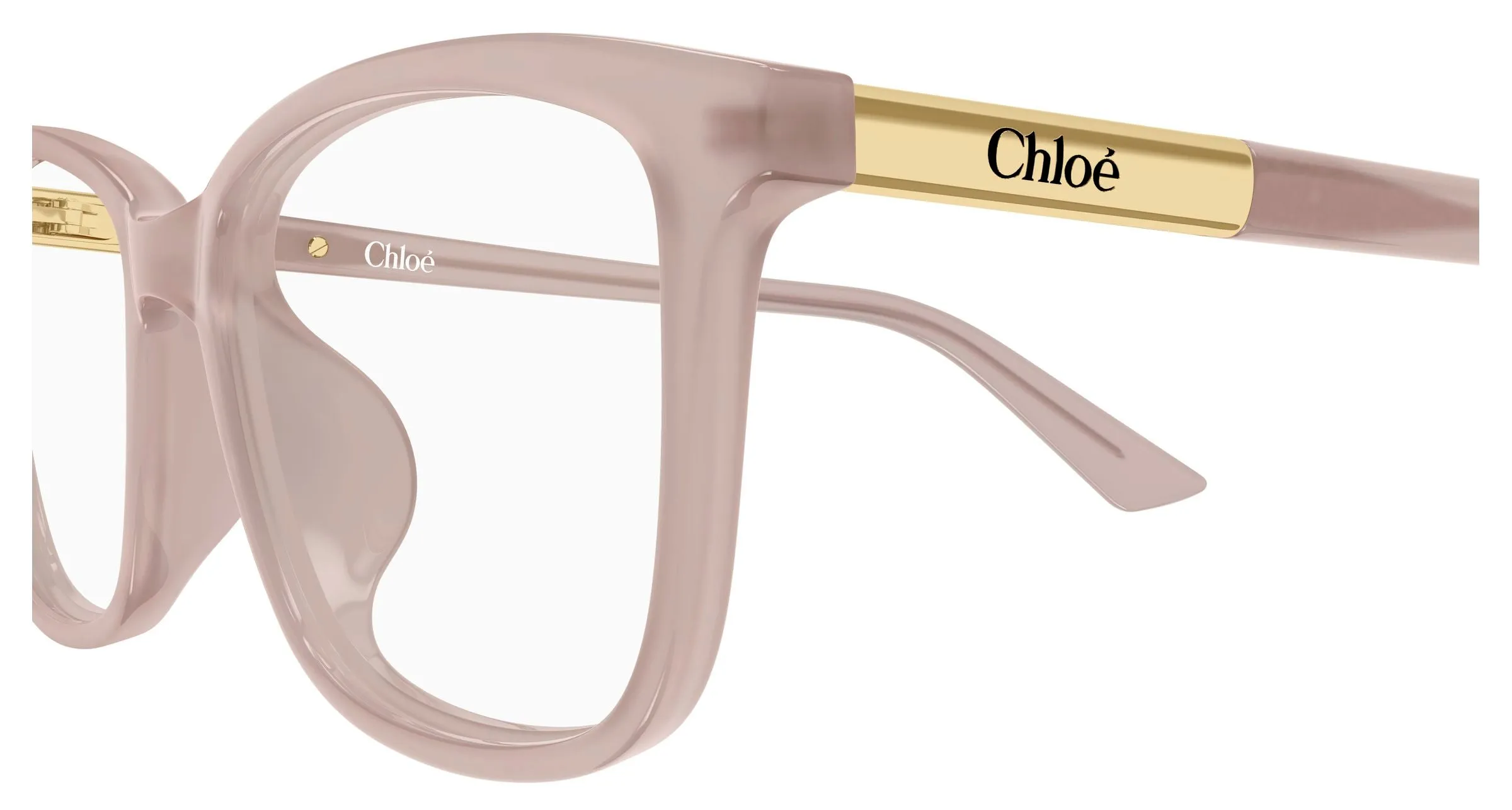 Chloé CH0371OA 003 Montature da vista Acetato Beige Trasparente Farfalla - immagine 3