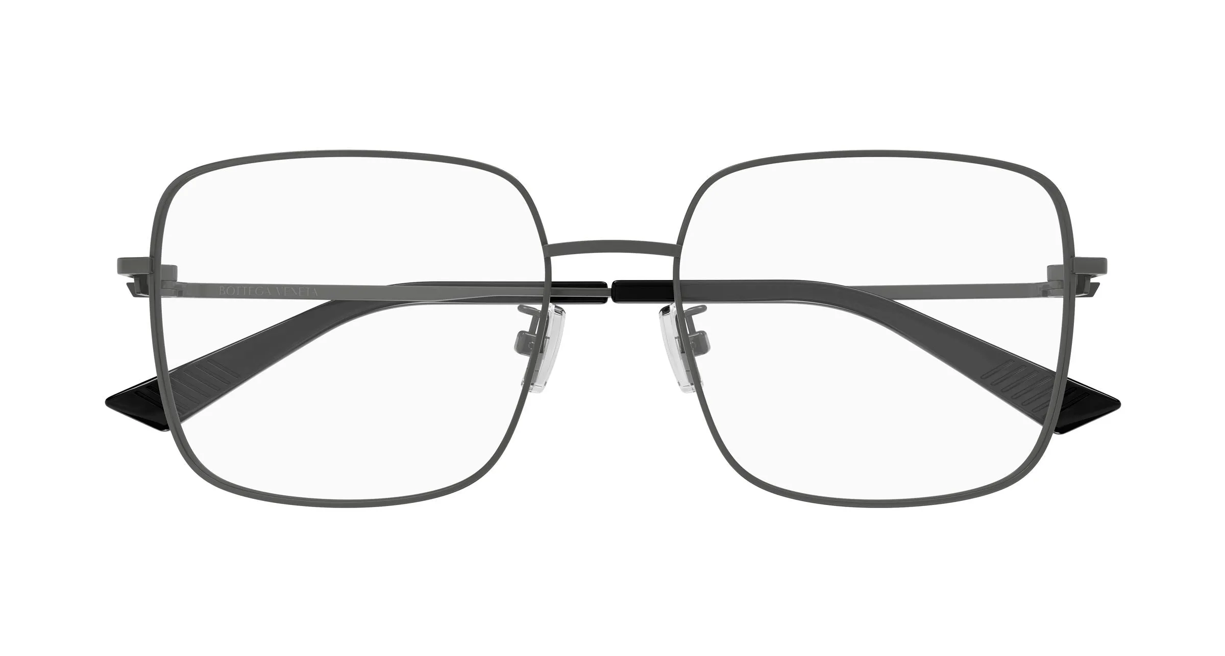 Bottega Veneta BV1519OJ 003 Montature da vista Metallo Rutenio Trasparente Squadrata - immagine 2