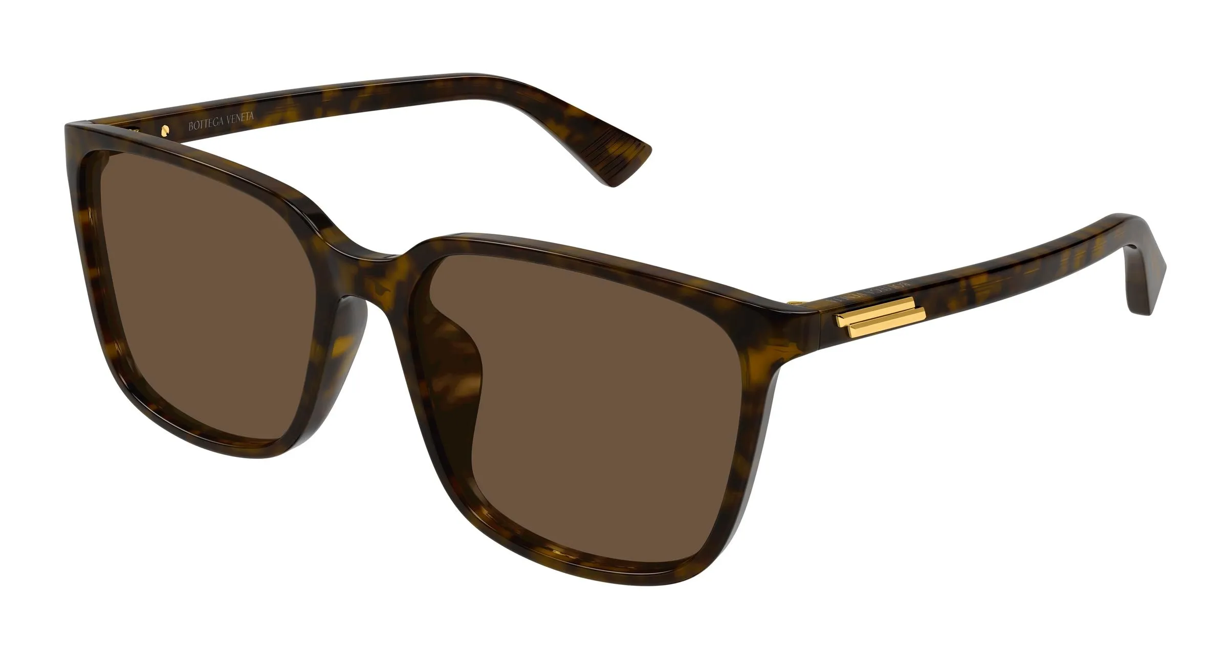 Bottega Veneta BV1516SK 002 Occhiali da sole Acetato Havana Marrone Squadrata - immagine 1