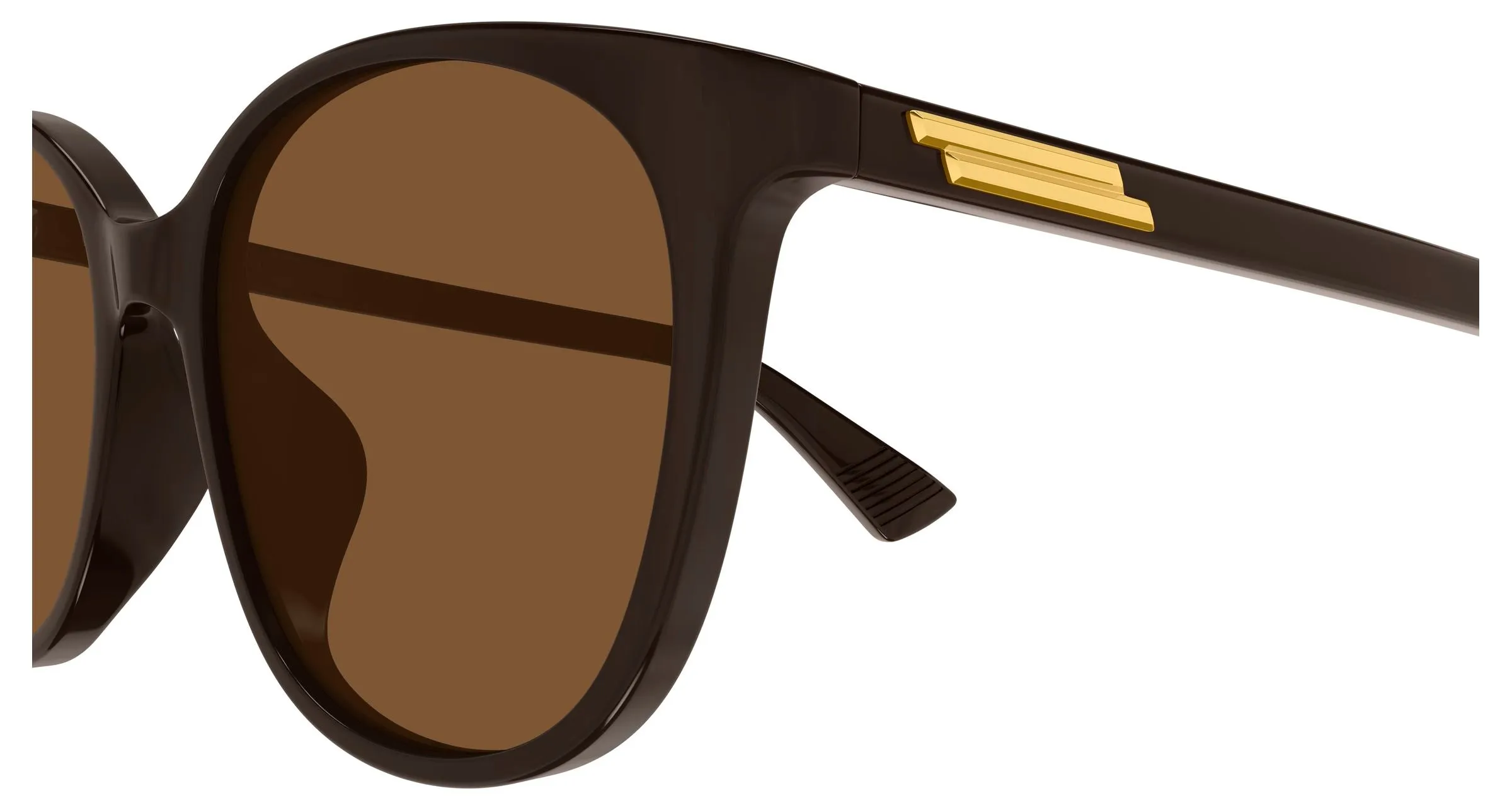 Bottega Veneta BV1515SK 003 Occhiali da sole Acetato Marrone Marrone Cat Eye - immagine 3