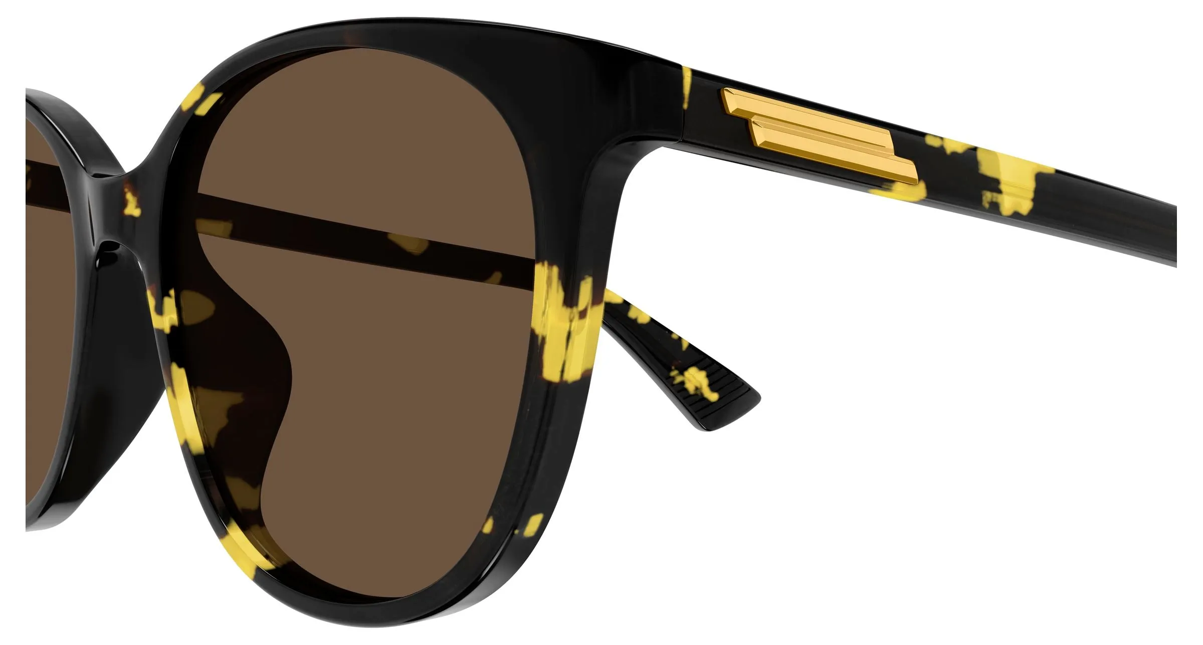 Bottega Veneta BV1515SK 002 Occhiali da sole Acetato Havana Marrone Cat Eye - immagine 3