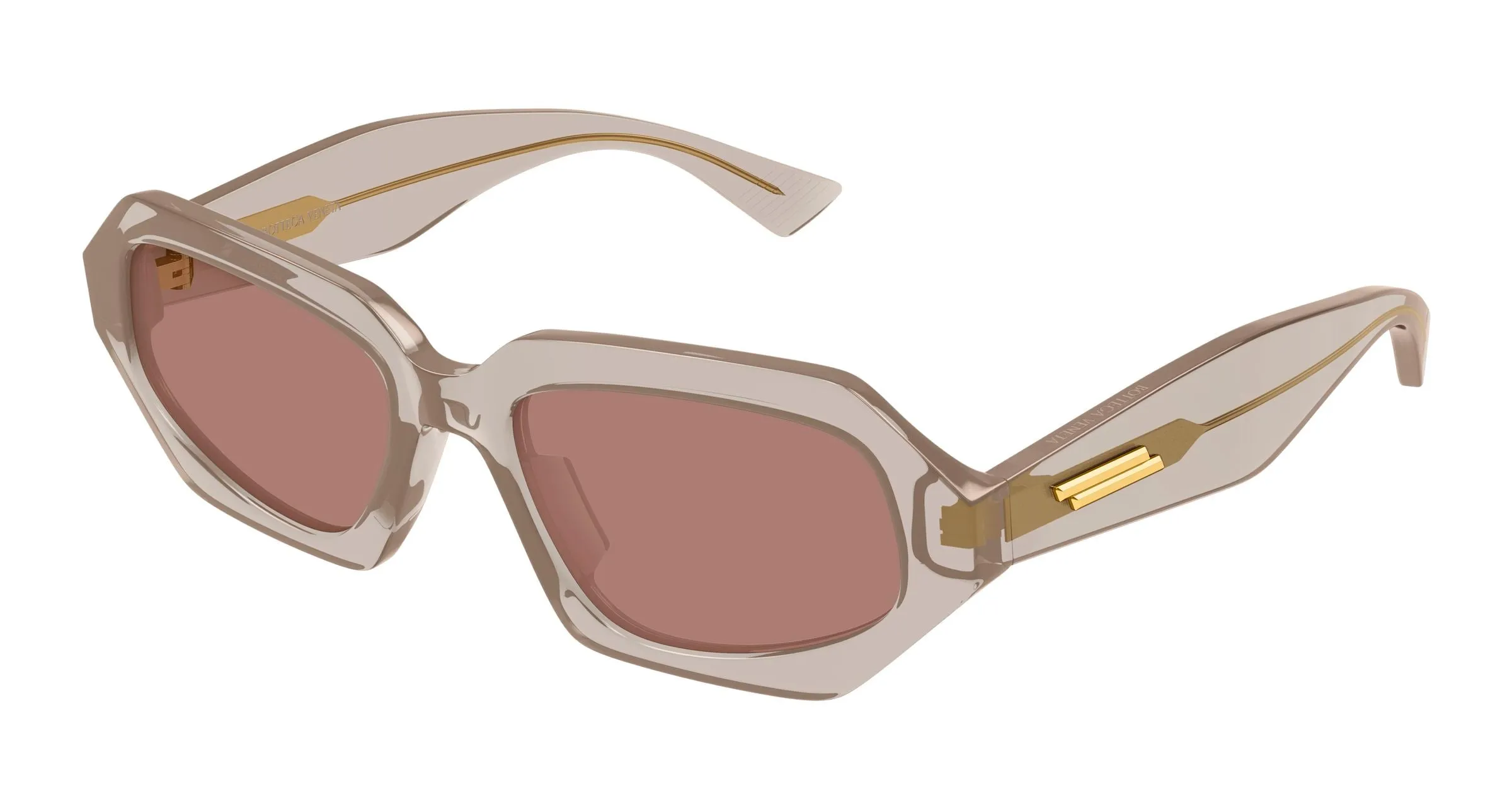 Bottega Veneta BV1502S 003 Occhiali da sole Acetato Marrone Marrone Squadrata - immagine 1
