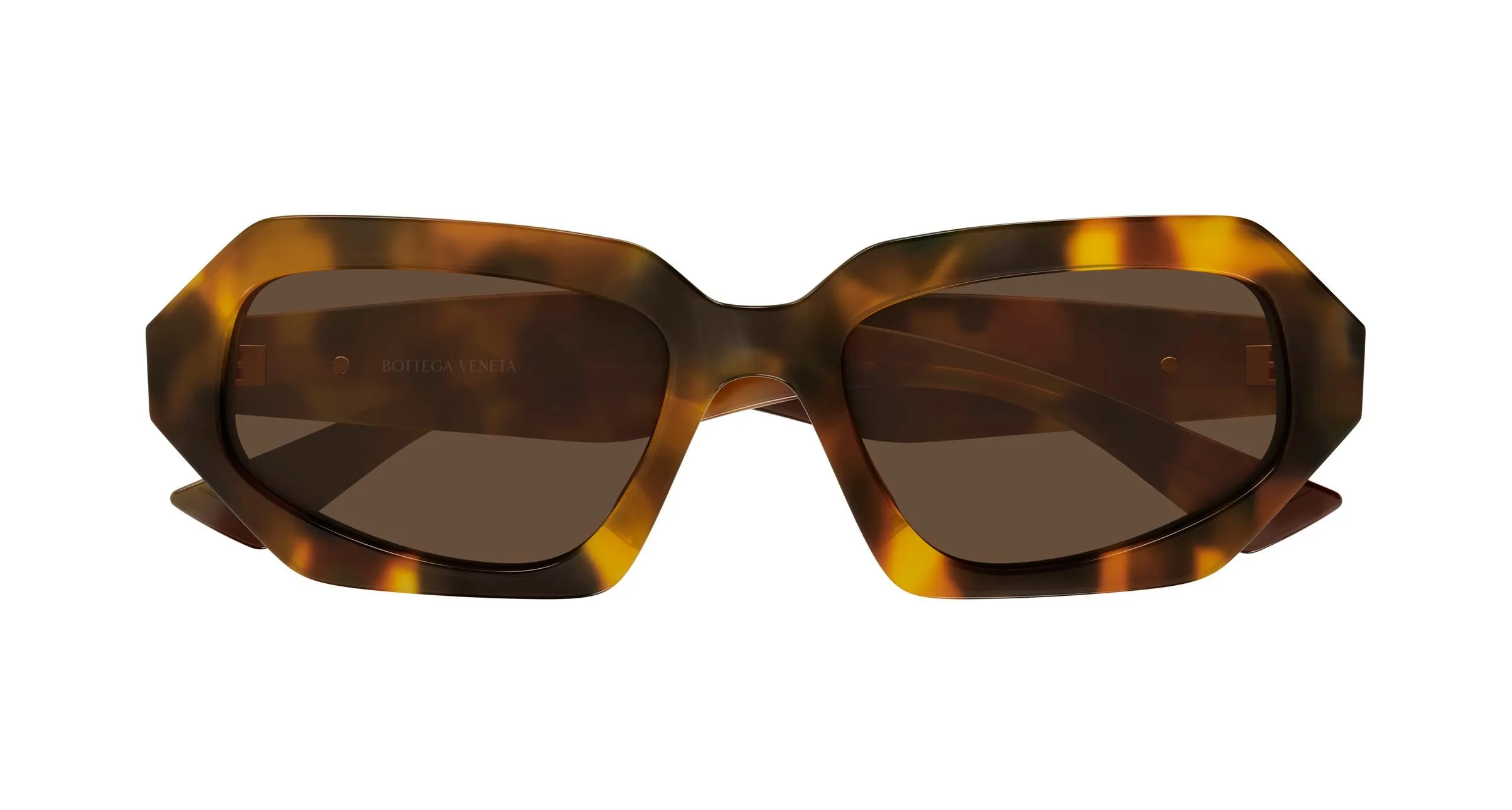 Bottega Veneta BV1502S 002 Occhiali da sole Acetato Marrone Marrone Squadrata - immagine 2