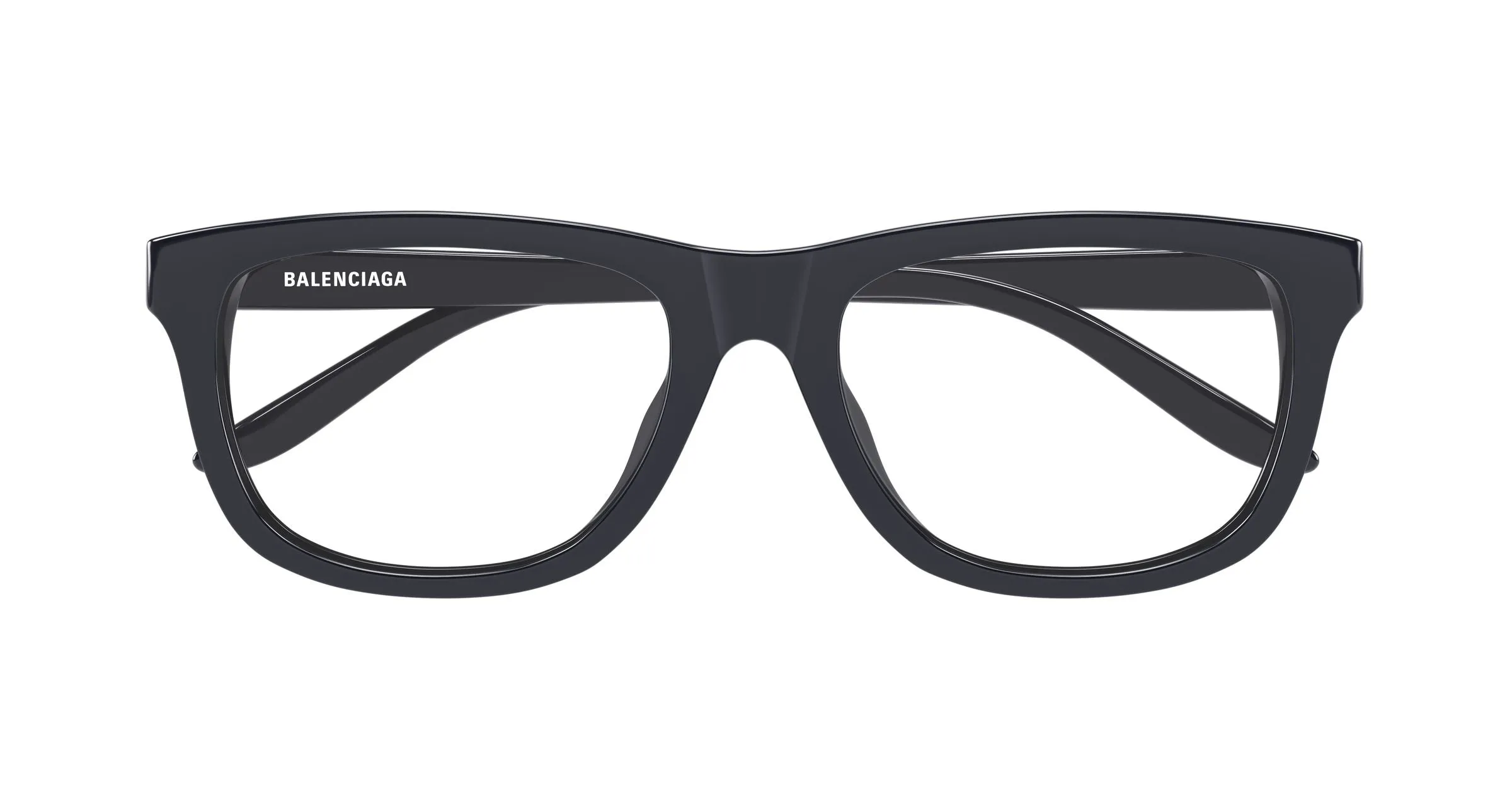 Balenciaga BB0531O 006 Montature da vista Acetato Grigio Trasparente Squadrata - immagine 2