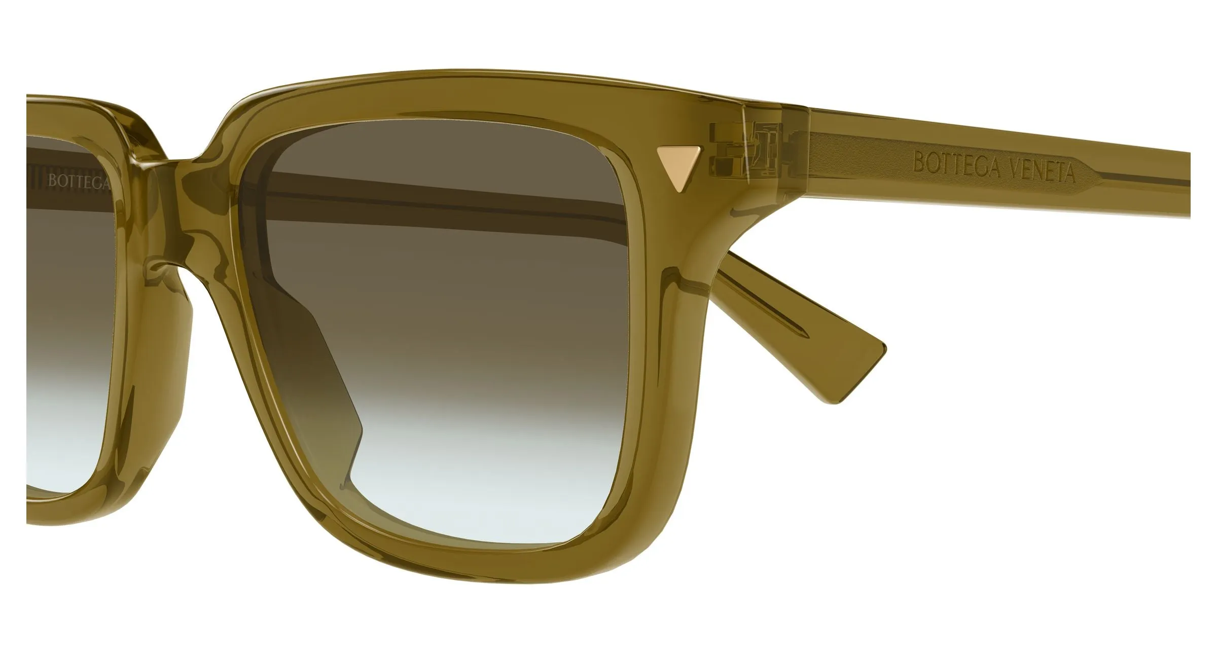 Bottega Veneta BV1363S 005 Occhiali da sole Acetato Marrone Marrone Squadrata Sfumato - immagine 3