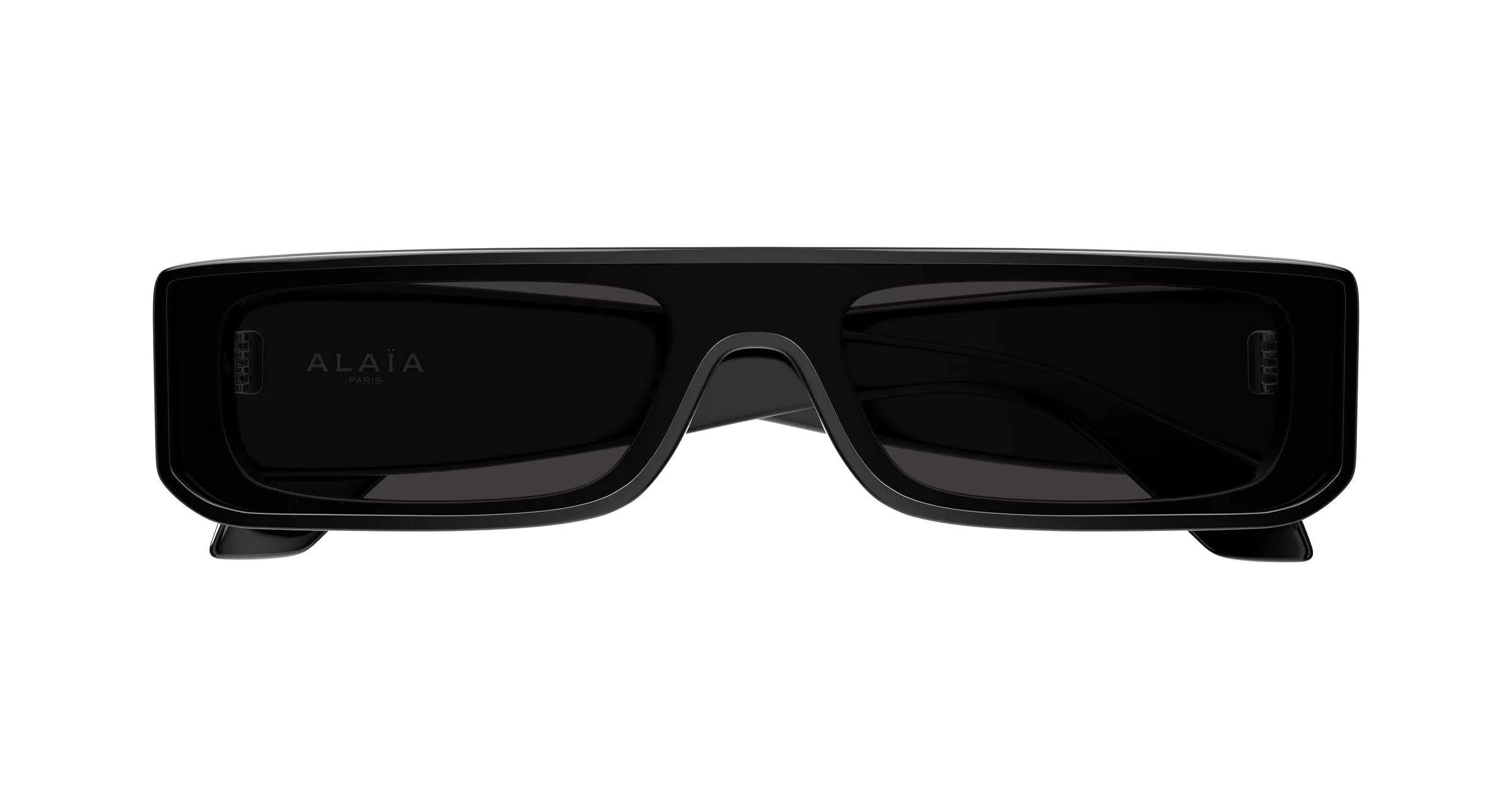 AZZEDINE ALAÏA AA0105S 001 Occhiali da sole Acetato Nero Grigio Squadrata - immagine 2