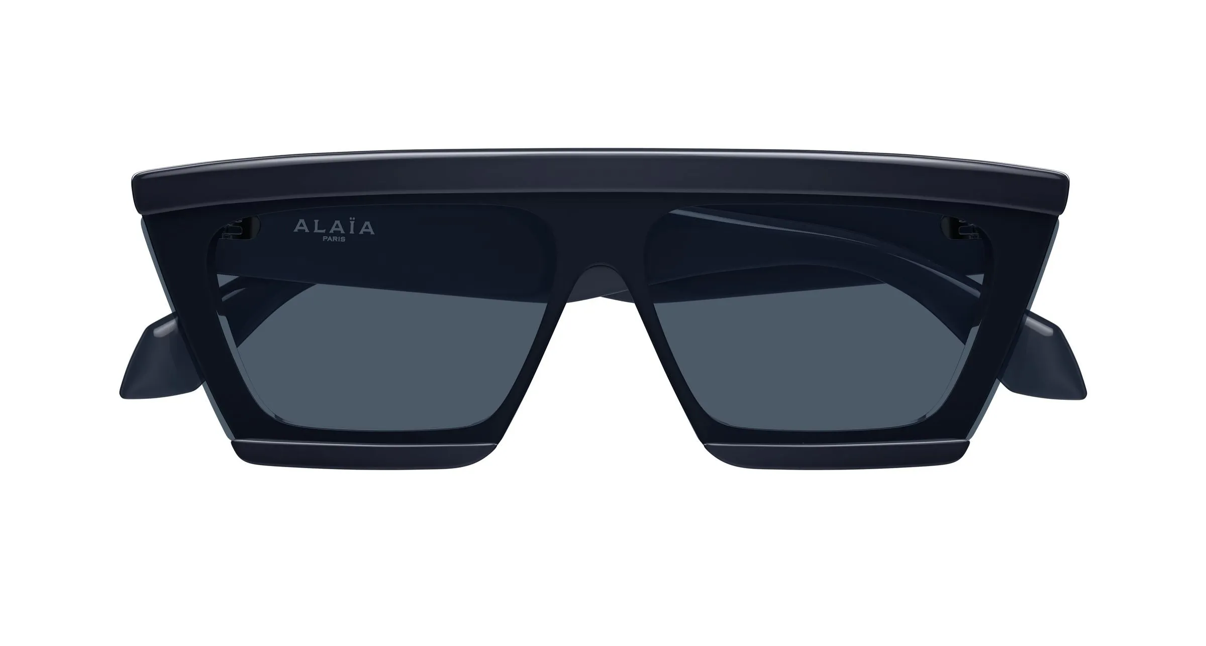AZZEDINE ALAÏA AA0104S 004 Occhiali da sole Acetato Blu Blu Geometrica - immagine 2