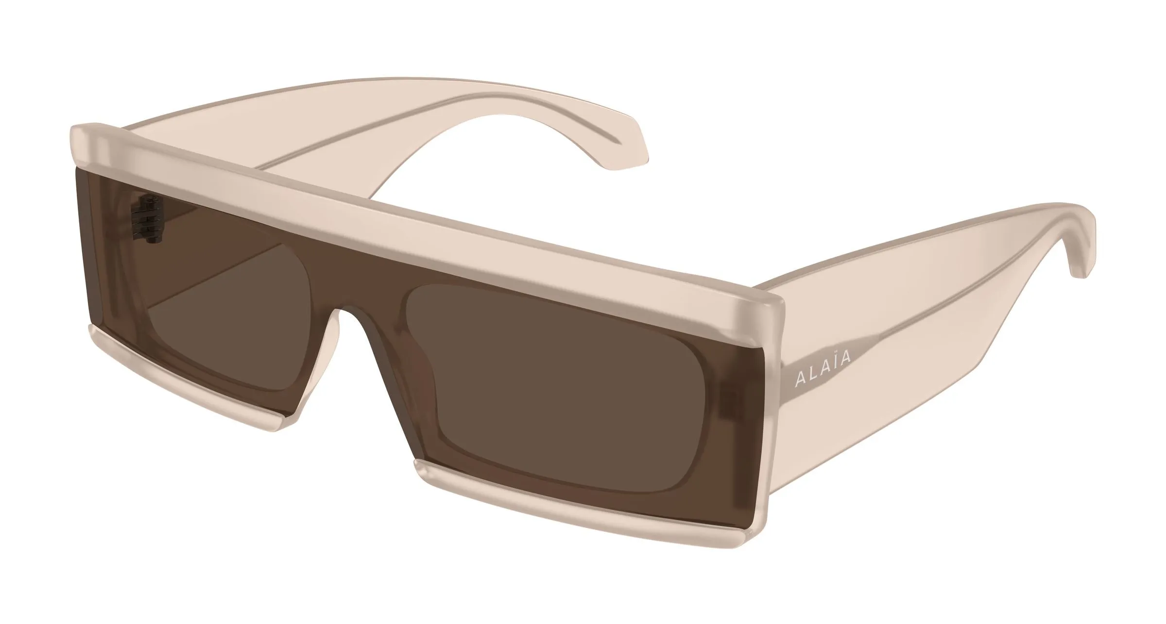AZZEDINE ALAÏA AA0099S 004 Occhiali da sole Acetato Rosa Marrone Squadrata - immagine 1