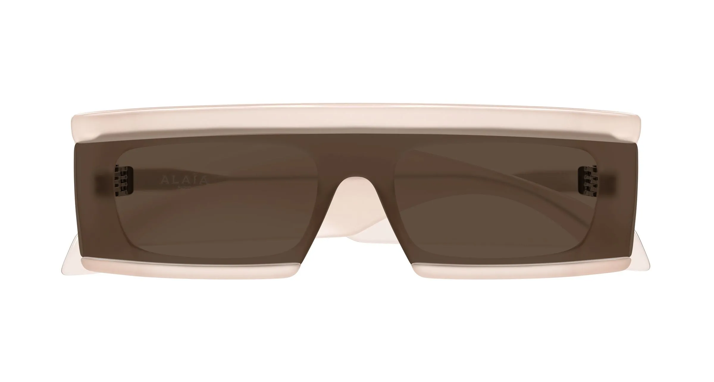 AZZEDINE ALAÏA AA0099S 004 Occhiali da sole Acetato Rosa Marrone Squadrata - immagine 2