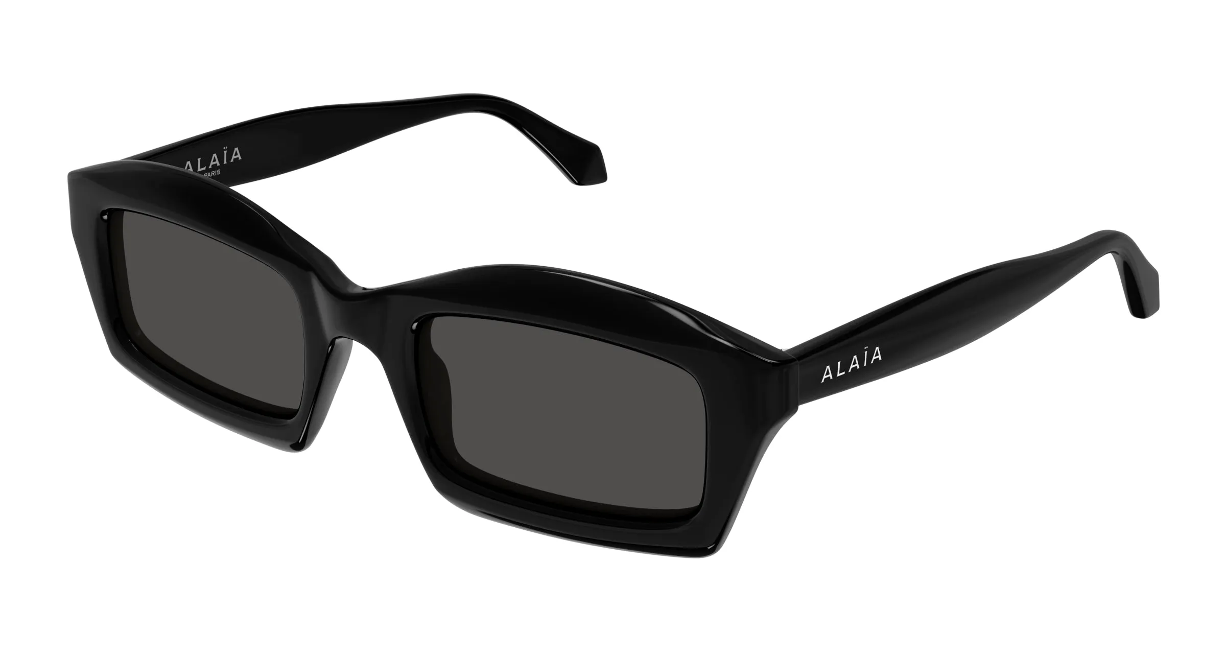 AZZEDINE ALAÏA AA0089S 001 Occhiali da sole Acetato Nero Grigio Squadrata - immagine 1