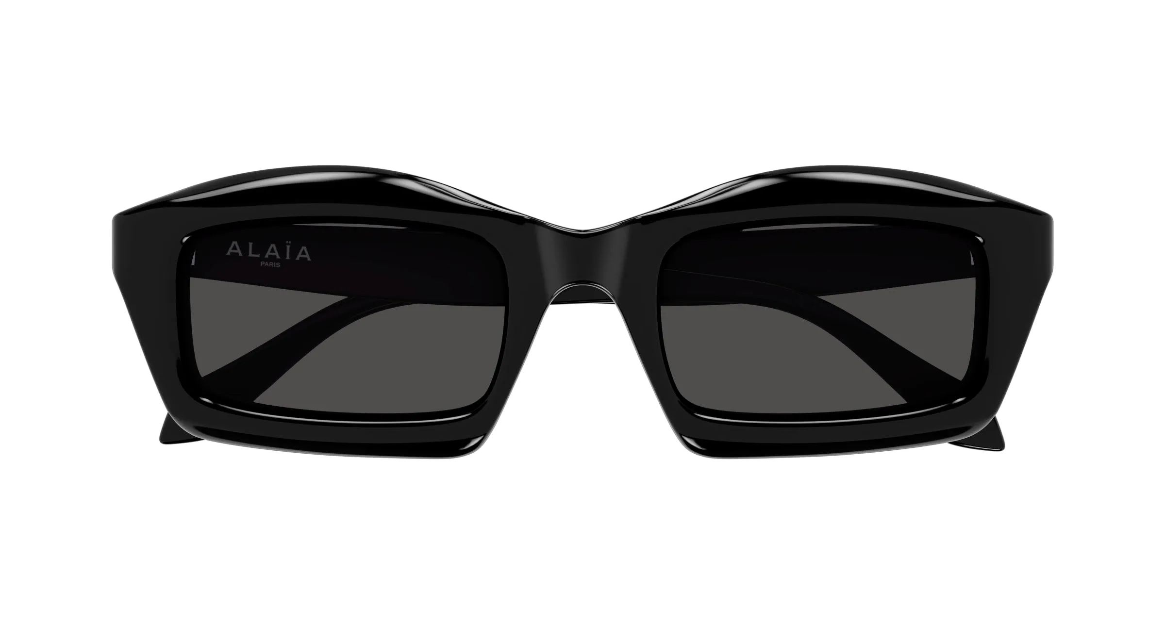 AZZEDINE ALAÏA AA0089S 001 Occhiali da sole Acetato Nero Grigio Squadrata - immagine 2