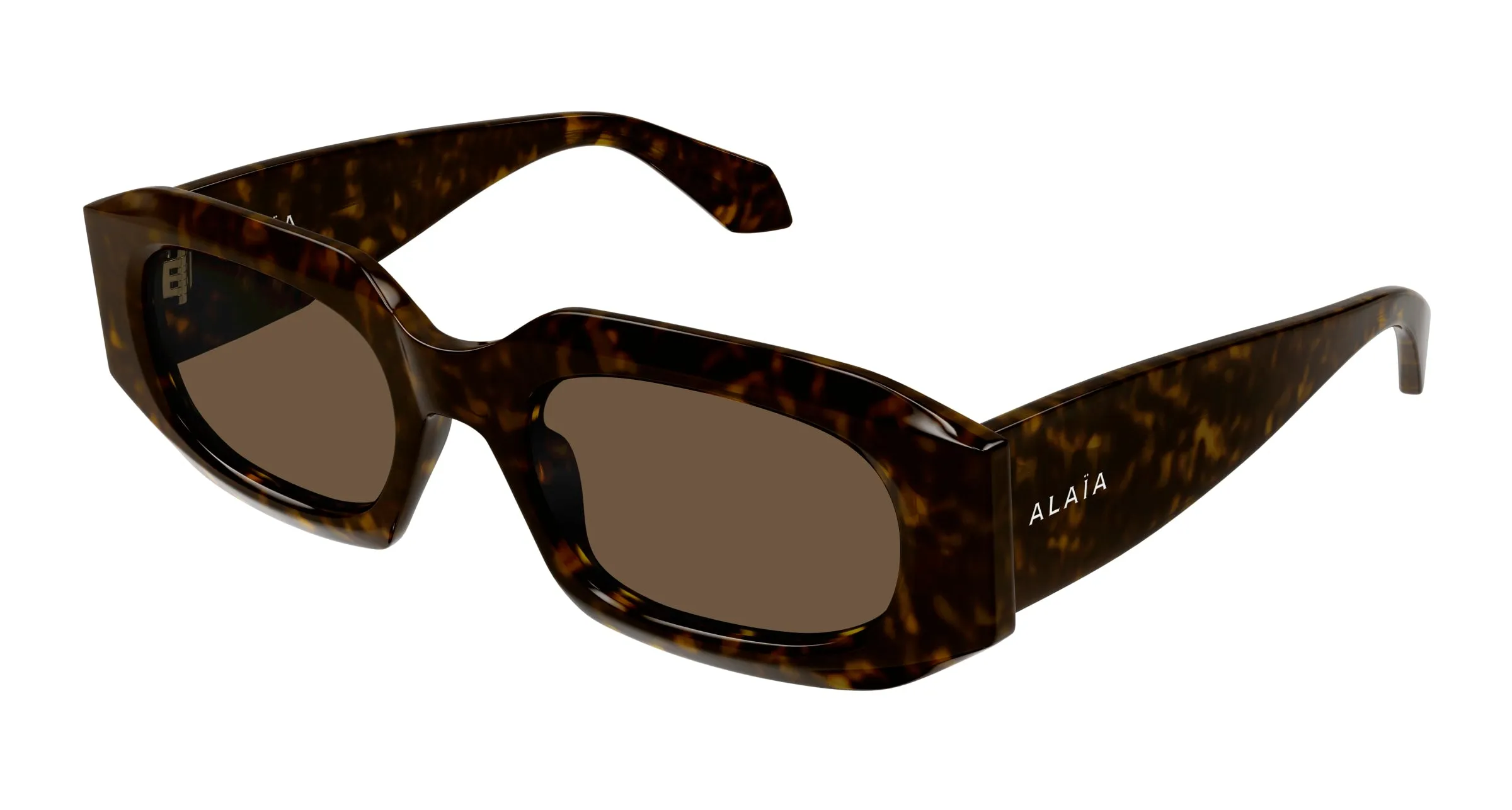 AZZEDINE ALAÏA AA0086S 002 Occhiali da sole Acetato Havana Marrone Squadrata - immagine 1