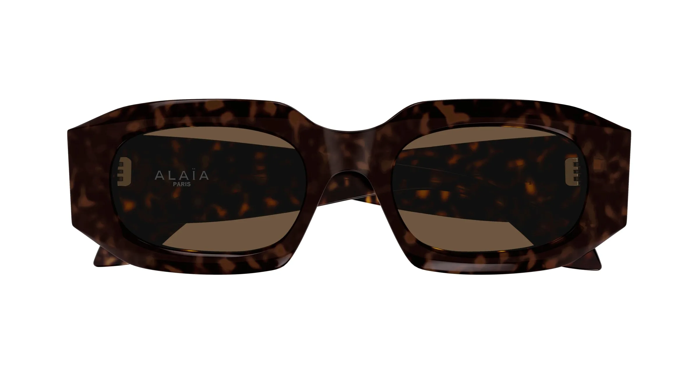 AZZEDINE ALAÏA AA0086S 002 Occhiali da sole Acetato Havana Marrone Squadrata - immagine 2