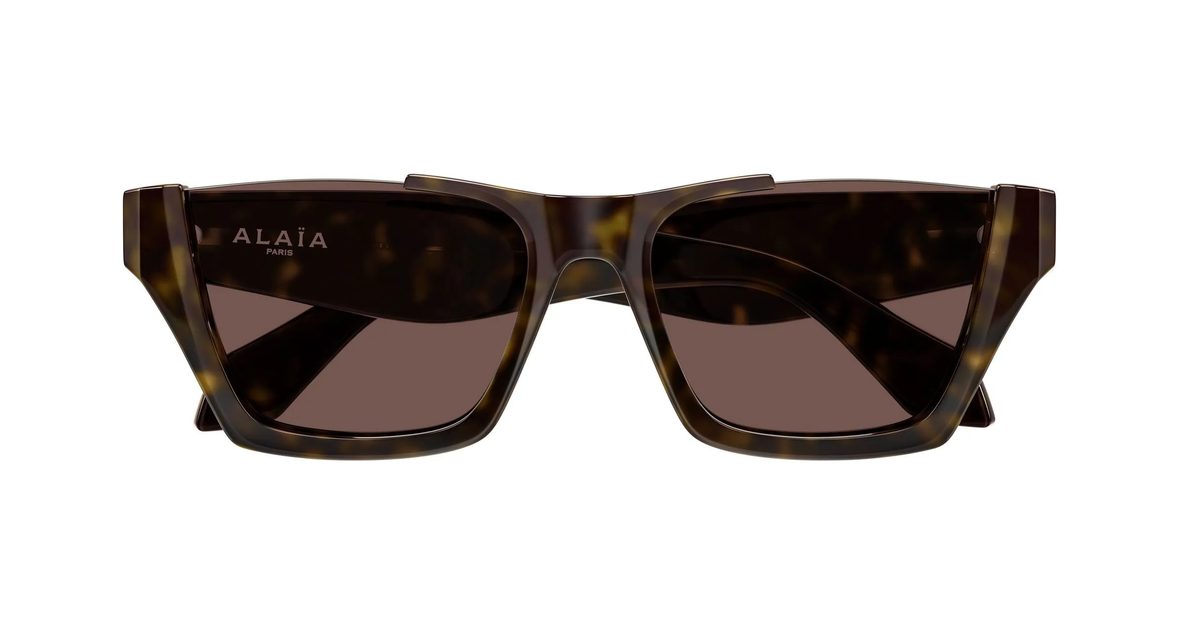 AZZEDINE ALAÏA AA0081S 005 Occhiali da sole Acetato Havana Marrone Squadrata - immagine 2
