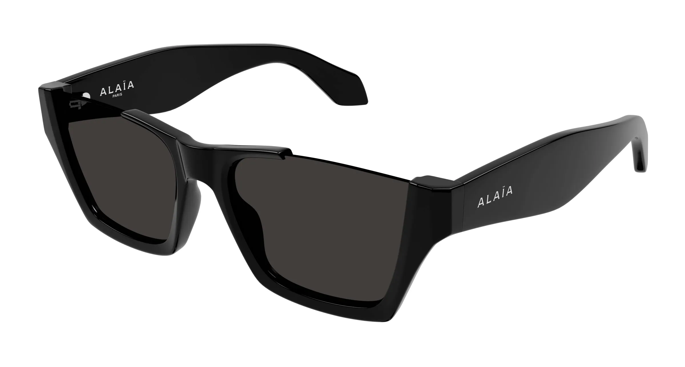 AZZEDINE ALAÏA AA0081S 001 Occhiali da sole Acetato Nero Grigio Squadrata - immagine 1