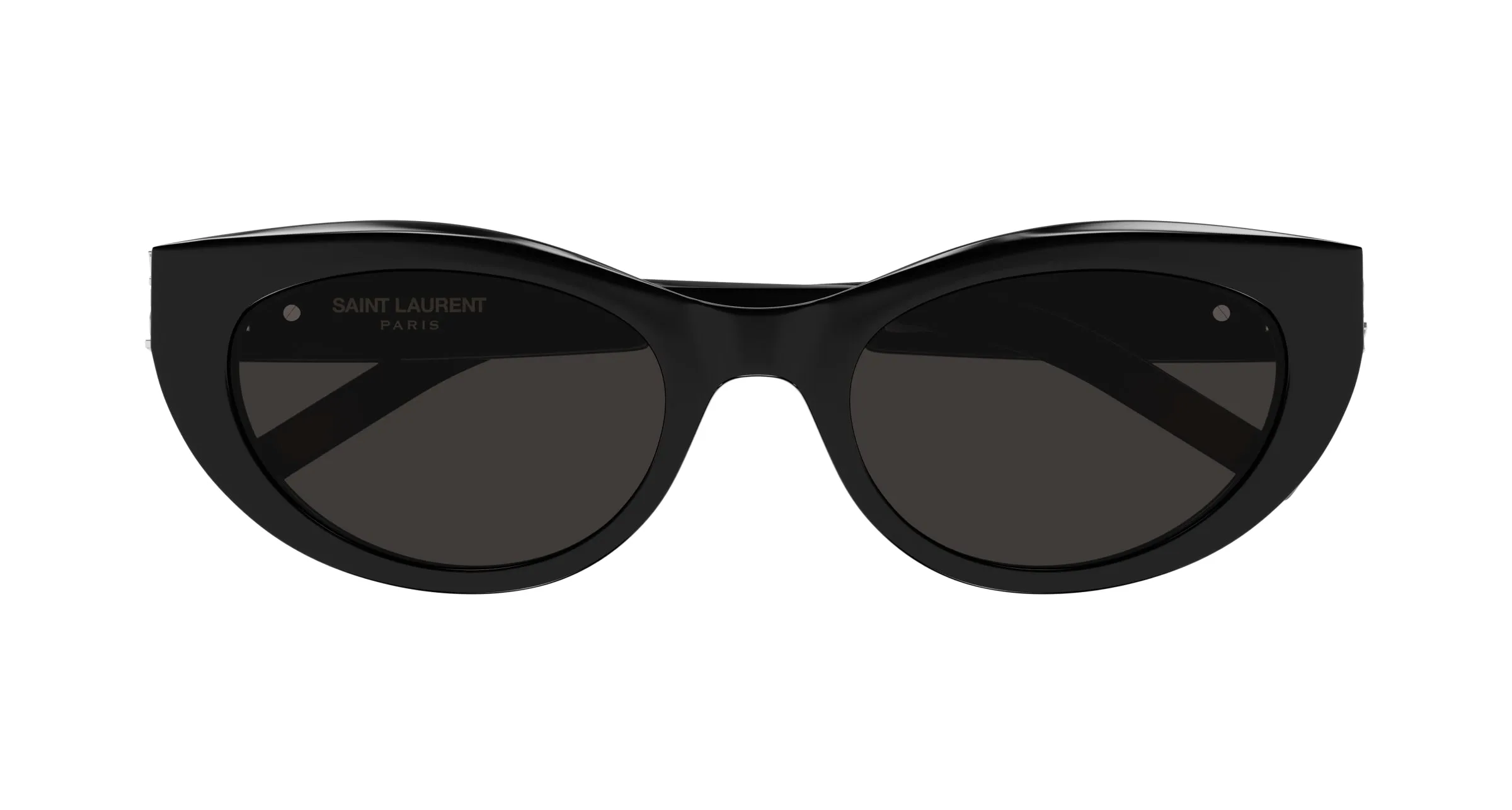 SAINT LAURENT SL M115 001 Occhiali da sole Acetato Nero Nero Cat Eye - immagine 3