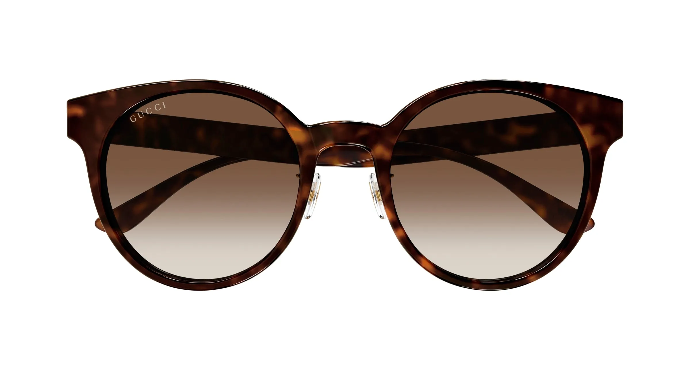 Gucci GG1339SK 003 Occhiali da sole Plastica Havana Marrone Rotonda Sfumato - immagine 3