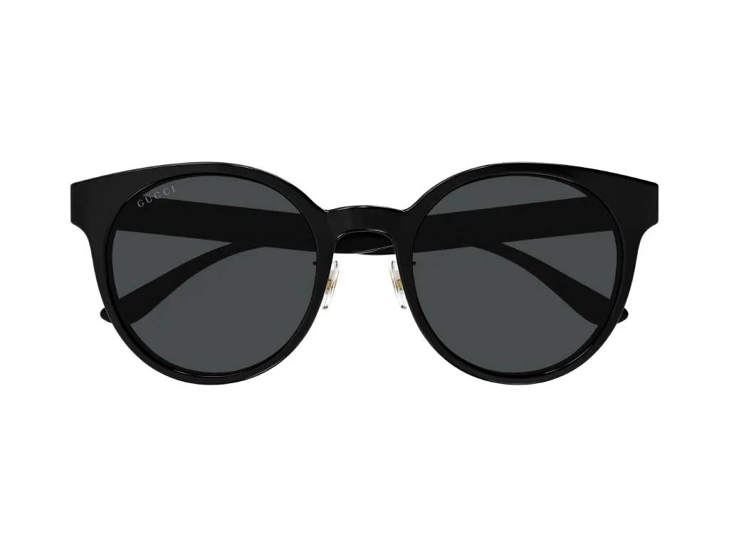 Gucci GG1339SK 001 Occhiali da sole Plastica Nero Grigio Rotonda - immagine 2
