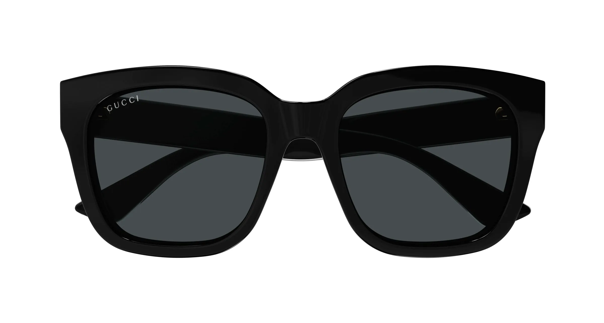 Gucci GG1338S 001 Occhiali da sole Plastica Nero Grigio Squadrata - immagine 3