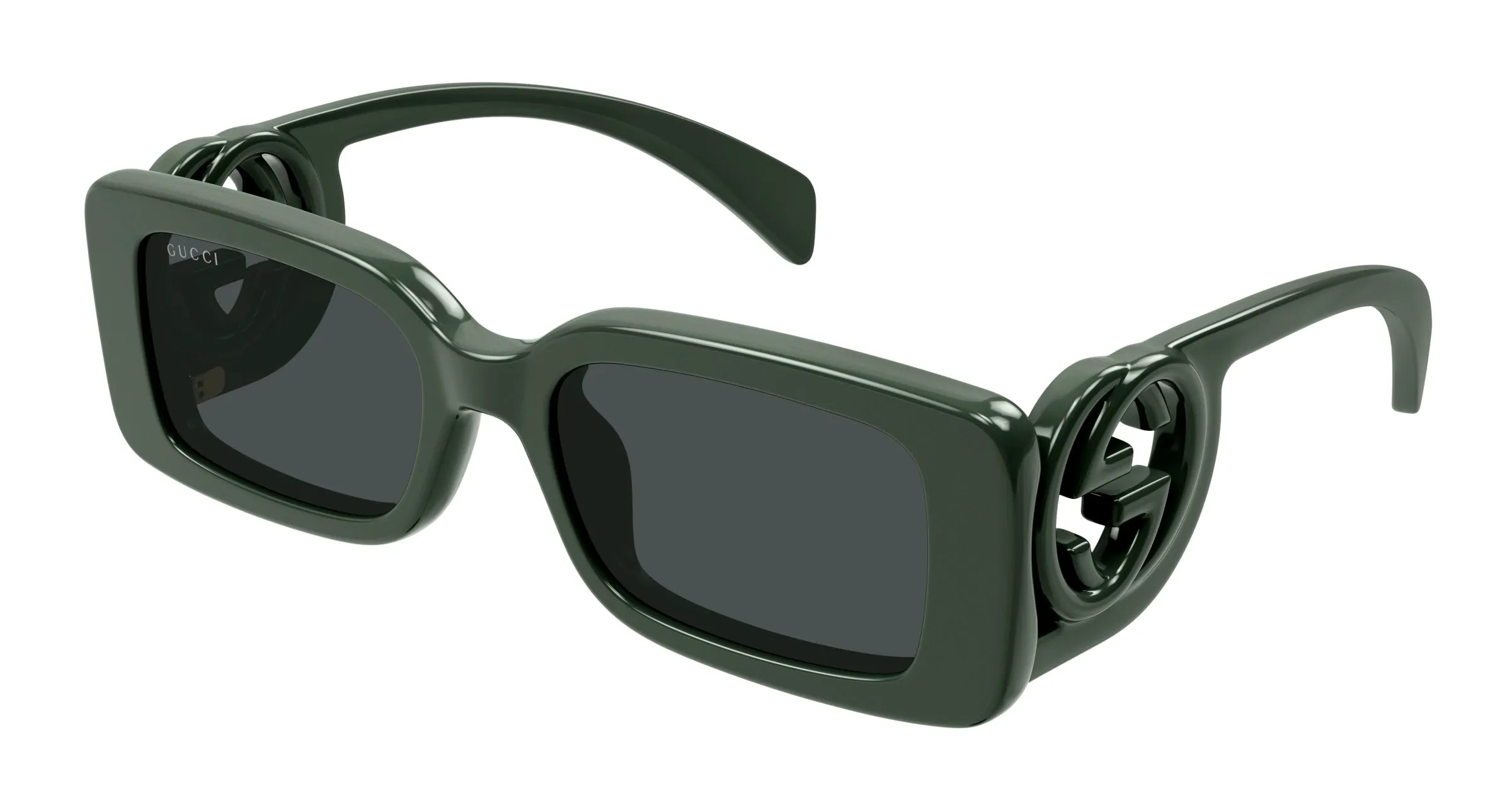 Gucci Donna GG1325S 003 Occhiali da sole Plastica Grigio Grigio Squadrata - immagine 1