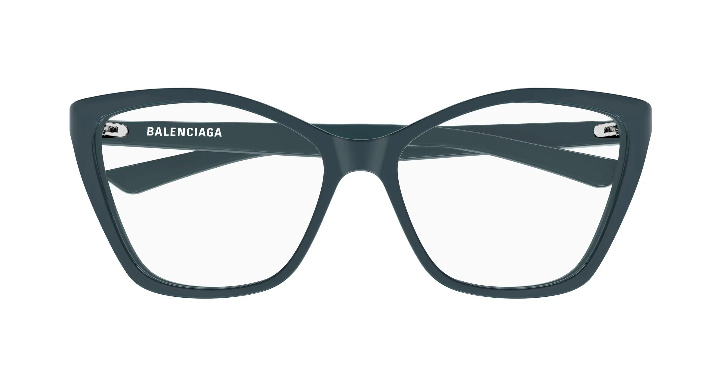 Balenciaga BB0405O 006 Montature da vista Acetato Blu Trasparente Farfalla - immagine 2