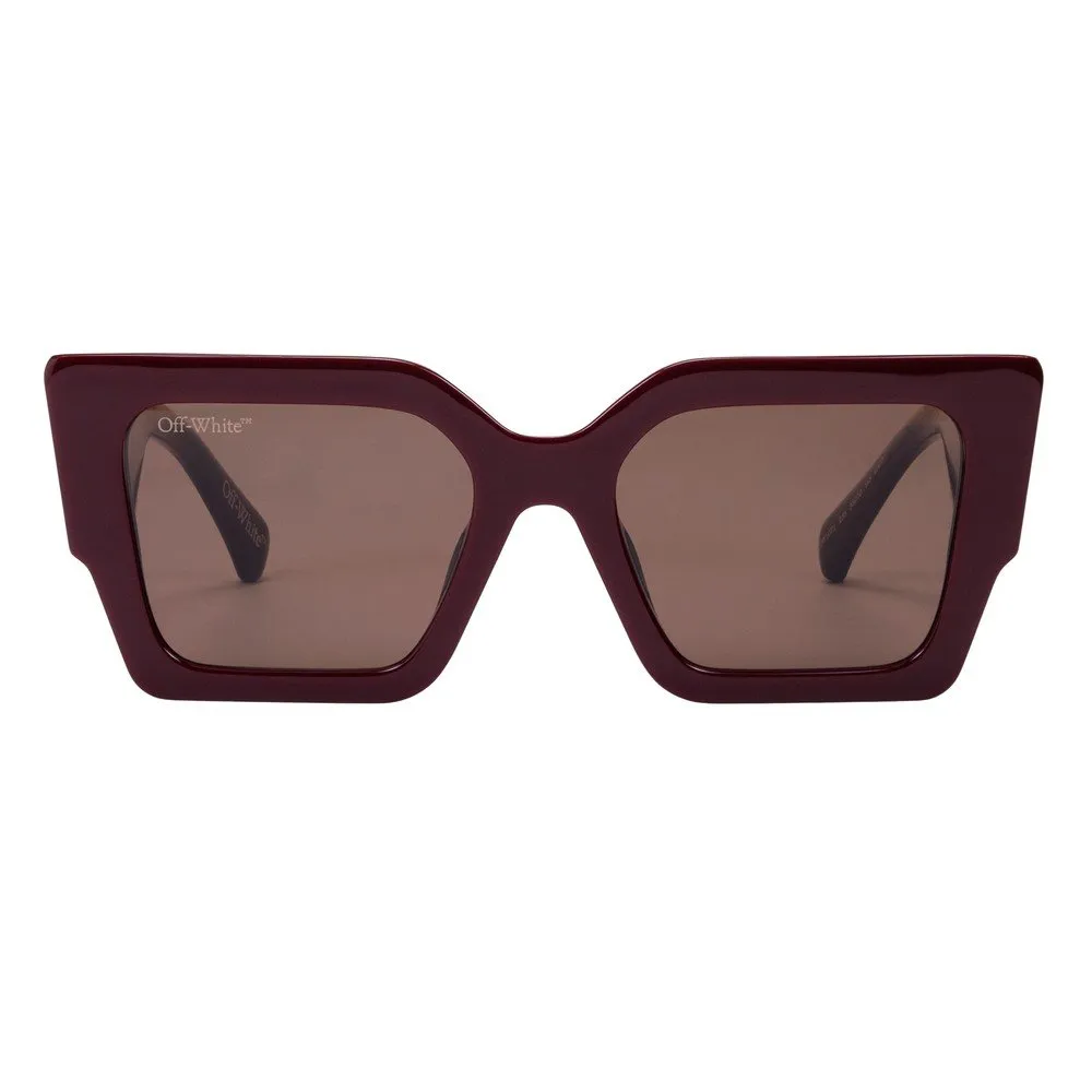 Off-White OW1072 CATALINA 253 Occhiali da sole Acetato Bordeaux Marrone Cat Eye Normale - immagine 2