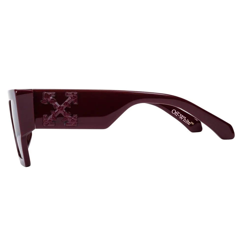 Off-White OW1072 CATALINA 253 Occhiali da sole Acetato Bordeaux Marrone Cat Eye Normale - immagine 3