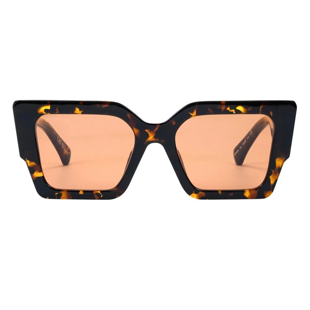 Off-White OW1072 CATALINA 162 Occhiali da sole Acetato Havana Arancione Cat Eye Normale - immagine 2
